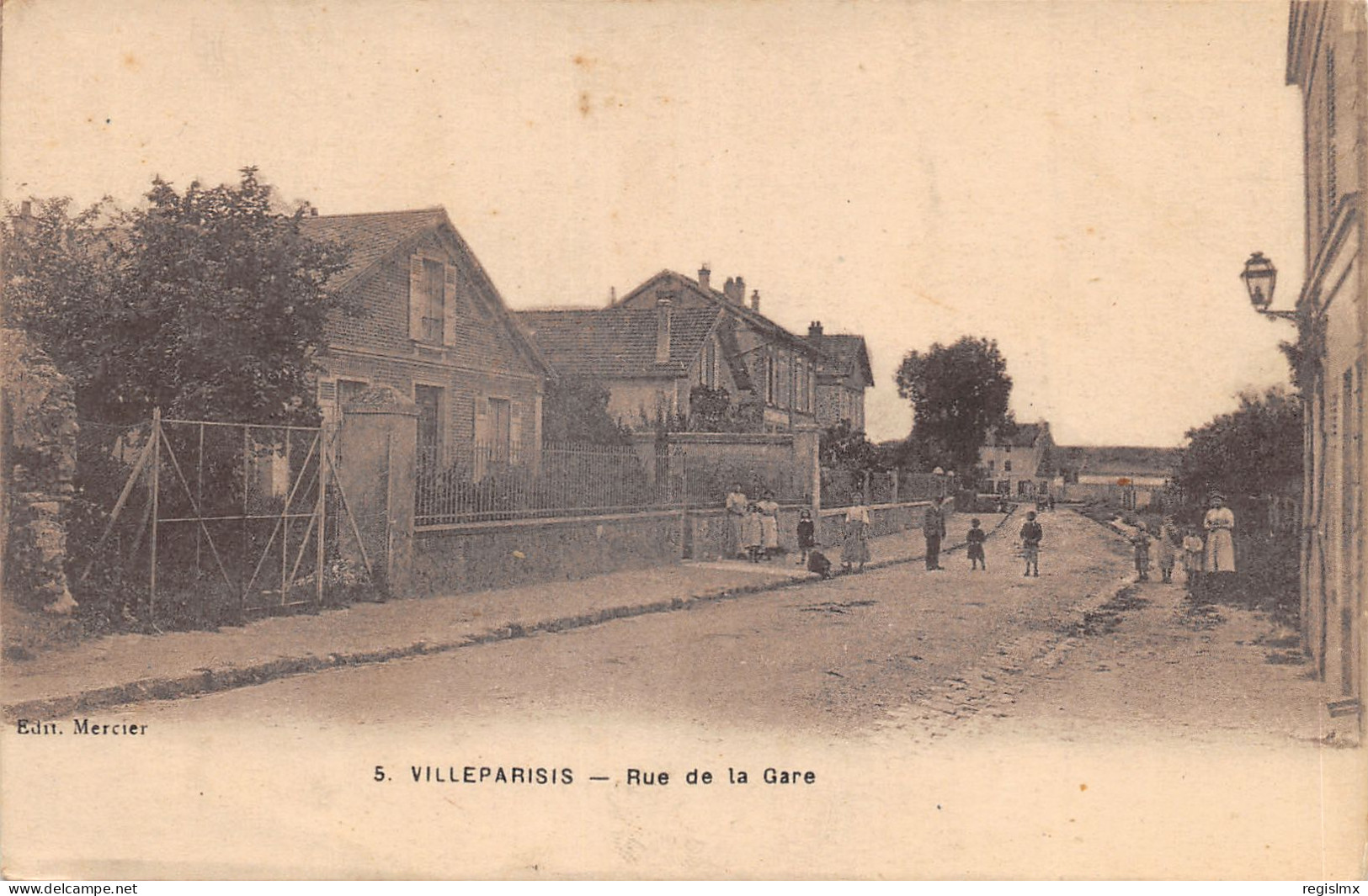 77-VILLEPARISIS-RUE DE LA GARE-N°T2412-G/0277 - Villeparisis