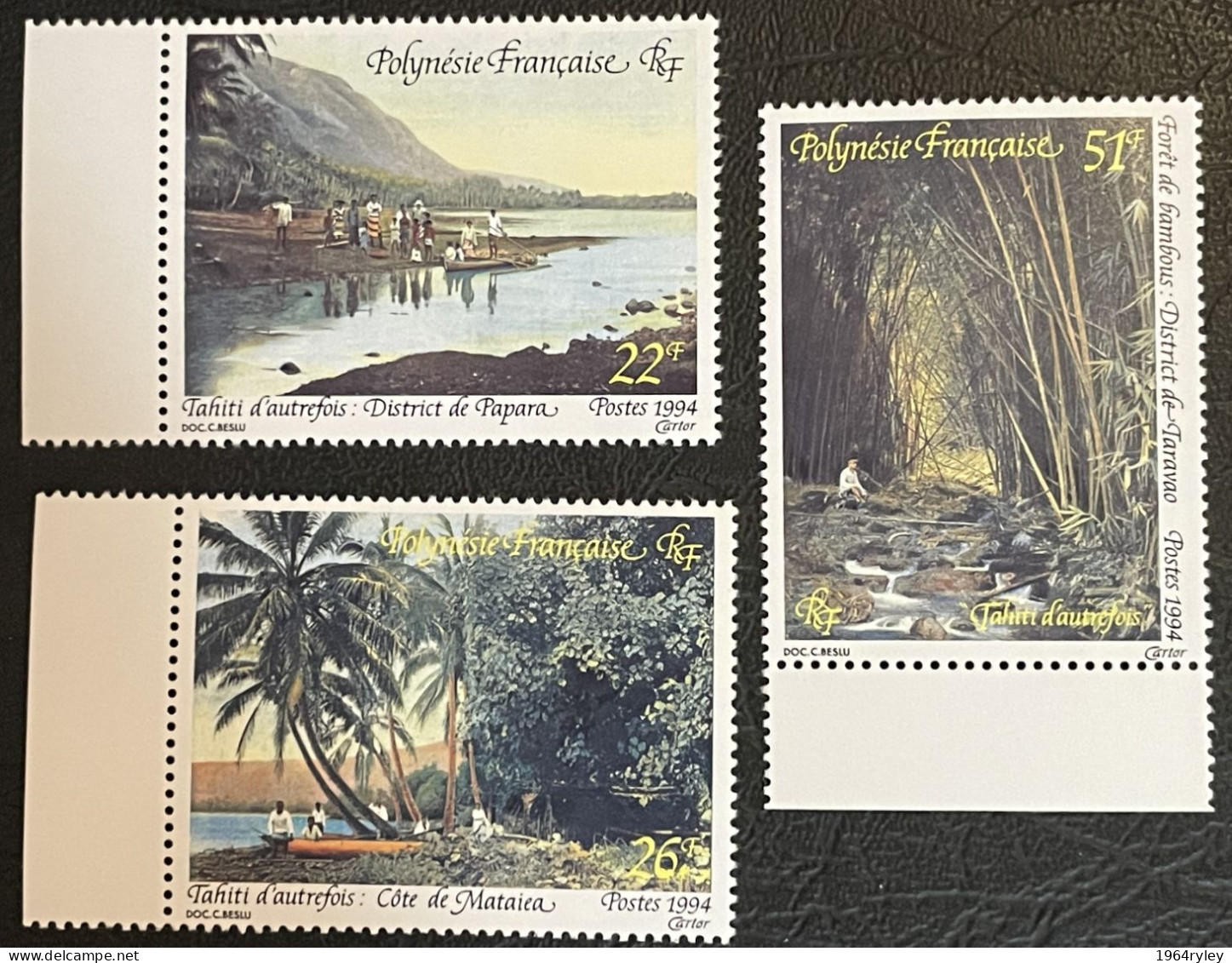 FRENCH POLYNESIA - MNH** - 1994 -  # 459/461 - Unused Stamps