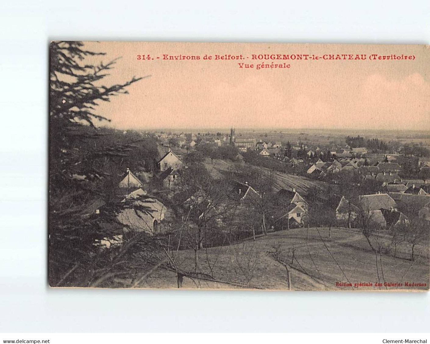 ROUGEMONT LE CHATEAU : Vue Générale - état - Rougemont-le-Château