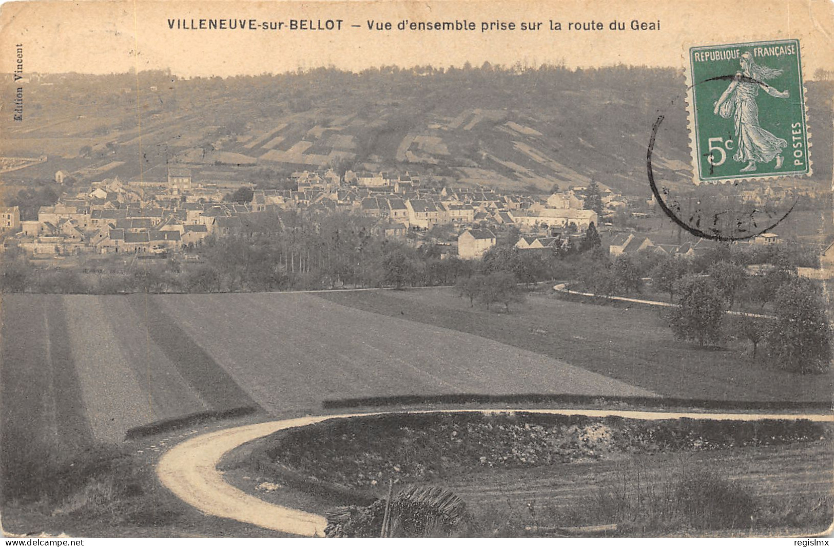 77-VILLENEUVE SUR BELLOT-N°T2412-G/0195 - Autres & Non Classés