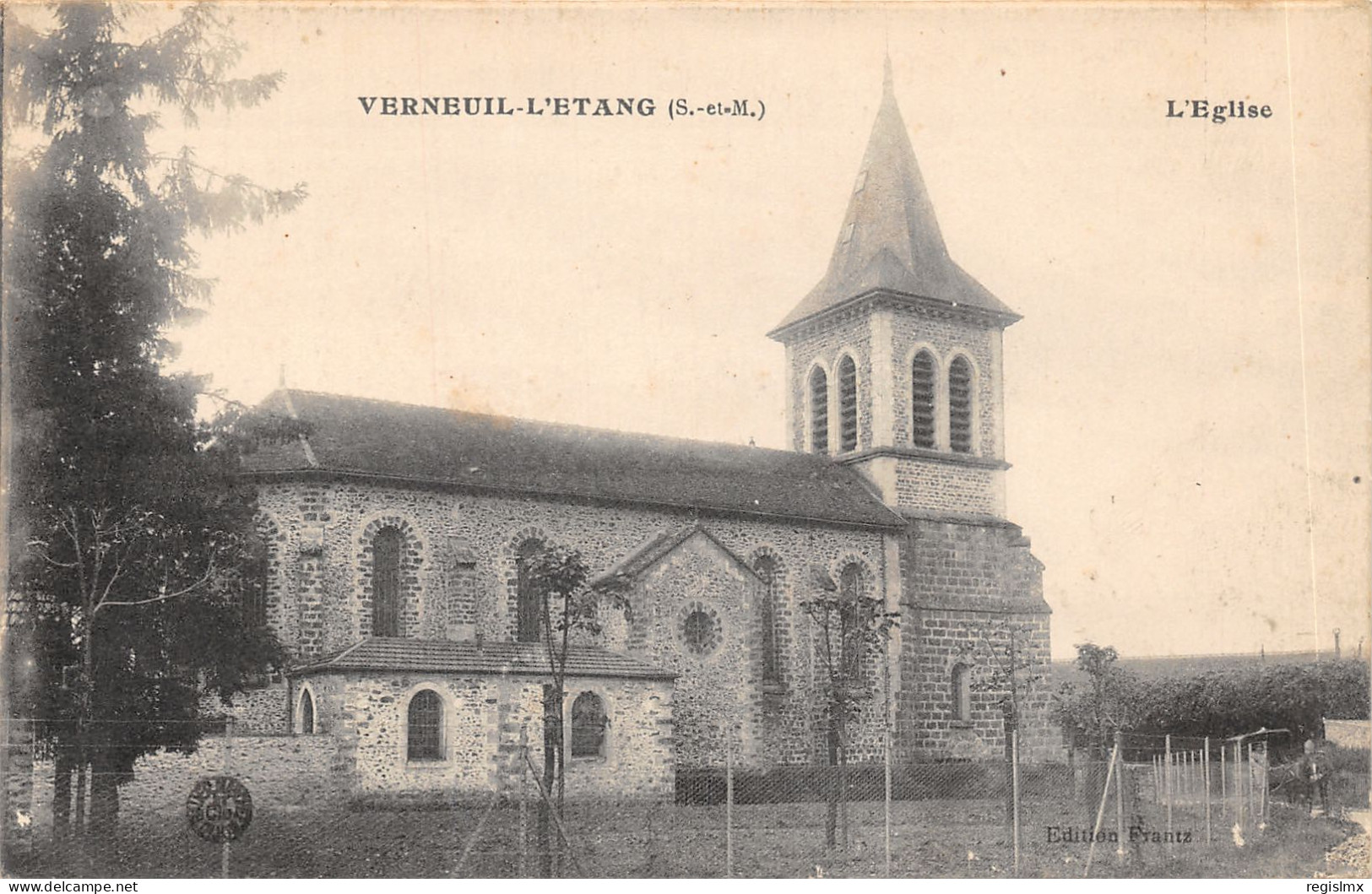 77-VERNEUIL L ETANG-L EGLISE-N°T2412-G/0141 - Autres & Non Classés