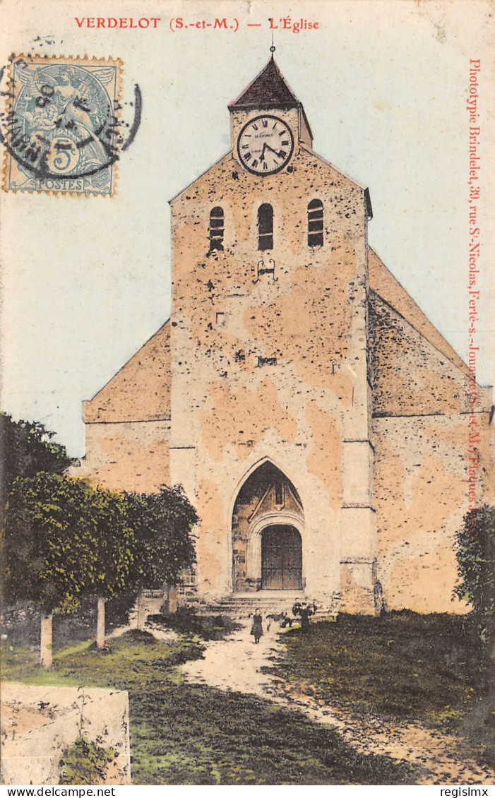 77-VERDELOT-L EGLISE-N°T2412-G/0095 - Other & Unclassified