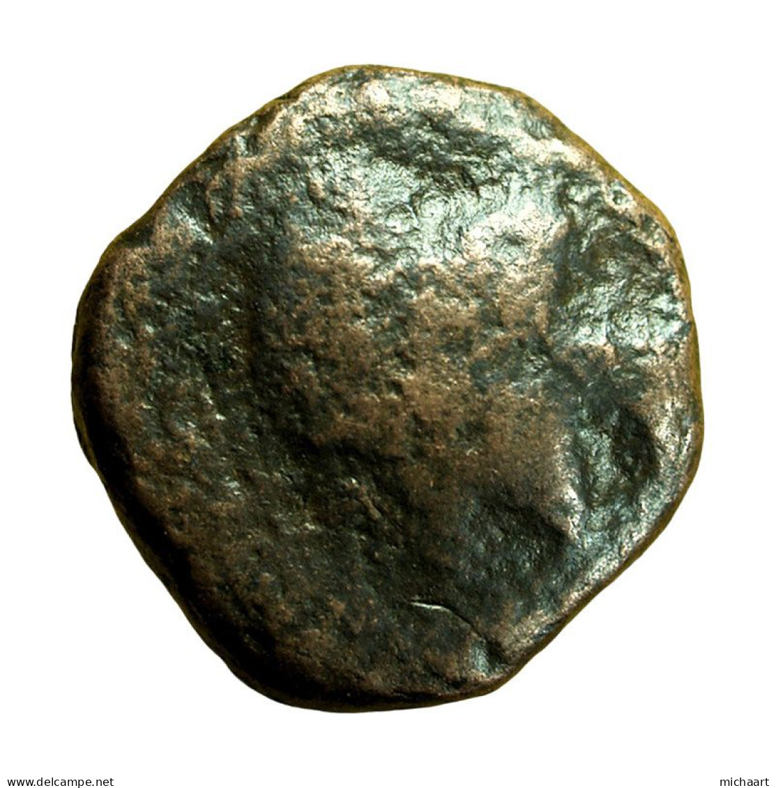 Ancient Greek Coin Uncertain Sicily? AE12mm Athena / Swan? 04120 - Greek