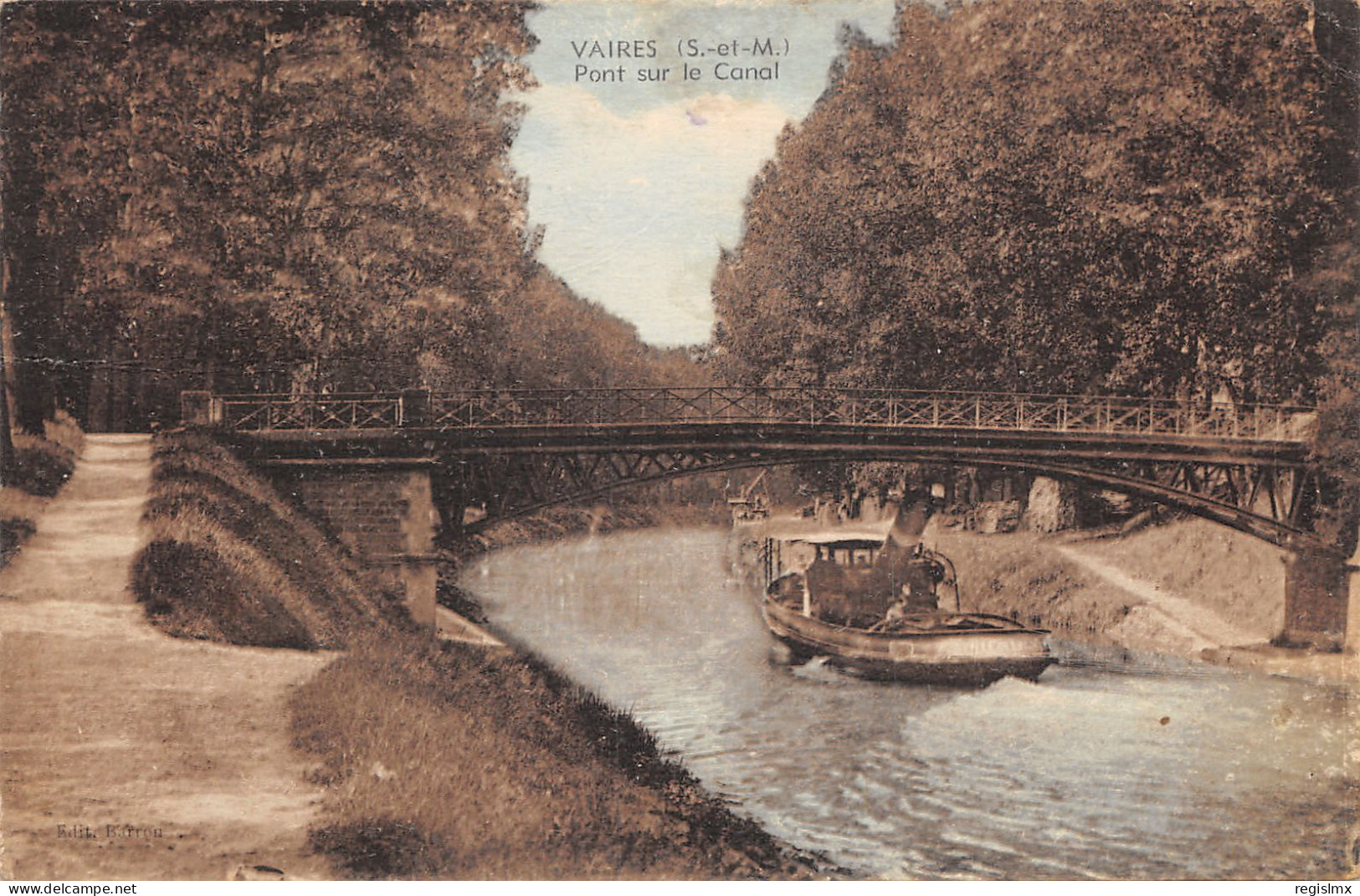 77-VAIRES SUR MARNE-LE CANAL-N°T2412-G/0021 - Vaires Sur Marne