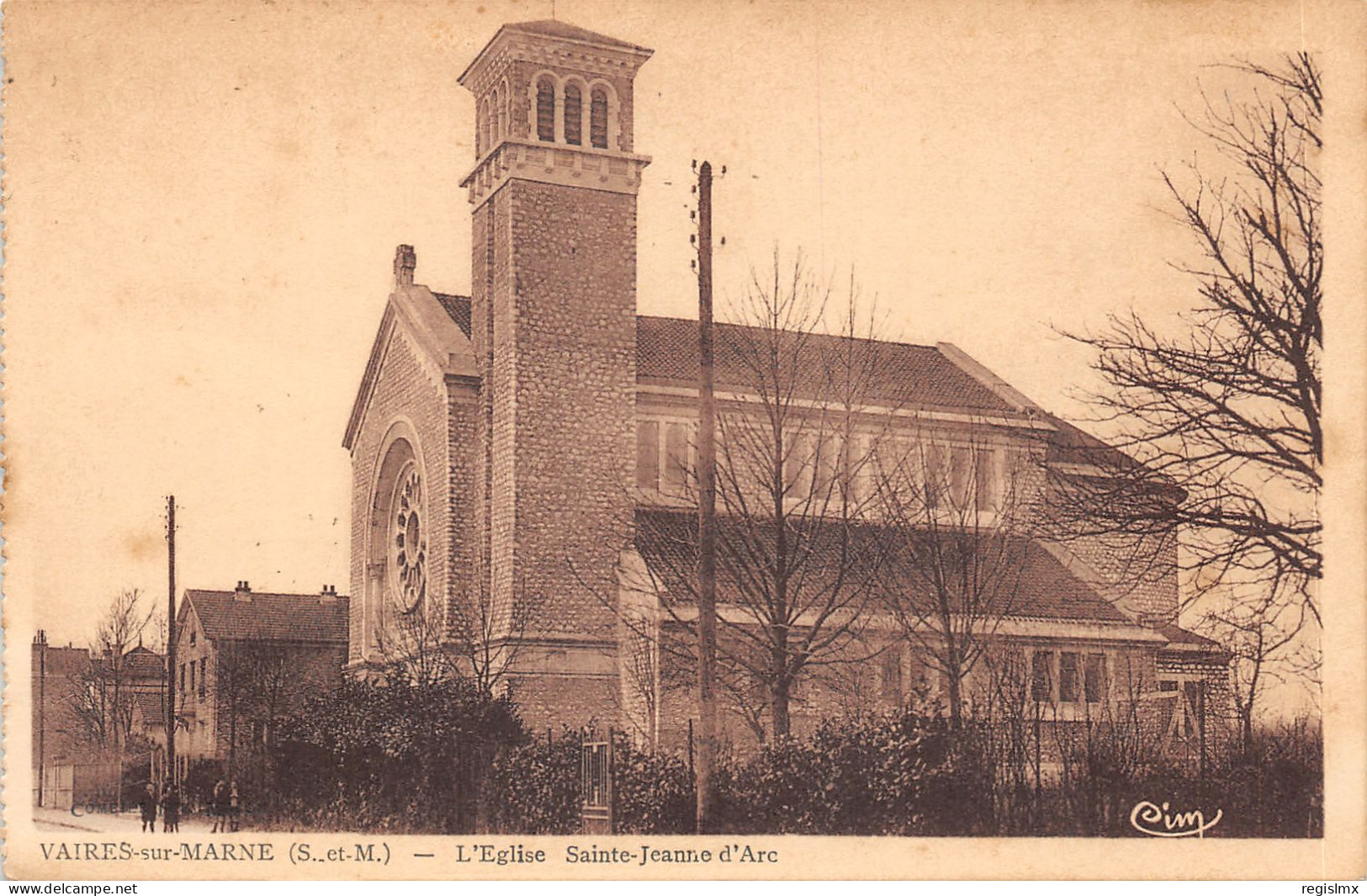 77-VAIRES SUR MARNE-EGLISE SAINTE JEANNE D ARC-N°T2412-G/0013 - Vaires Sur Marne