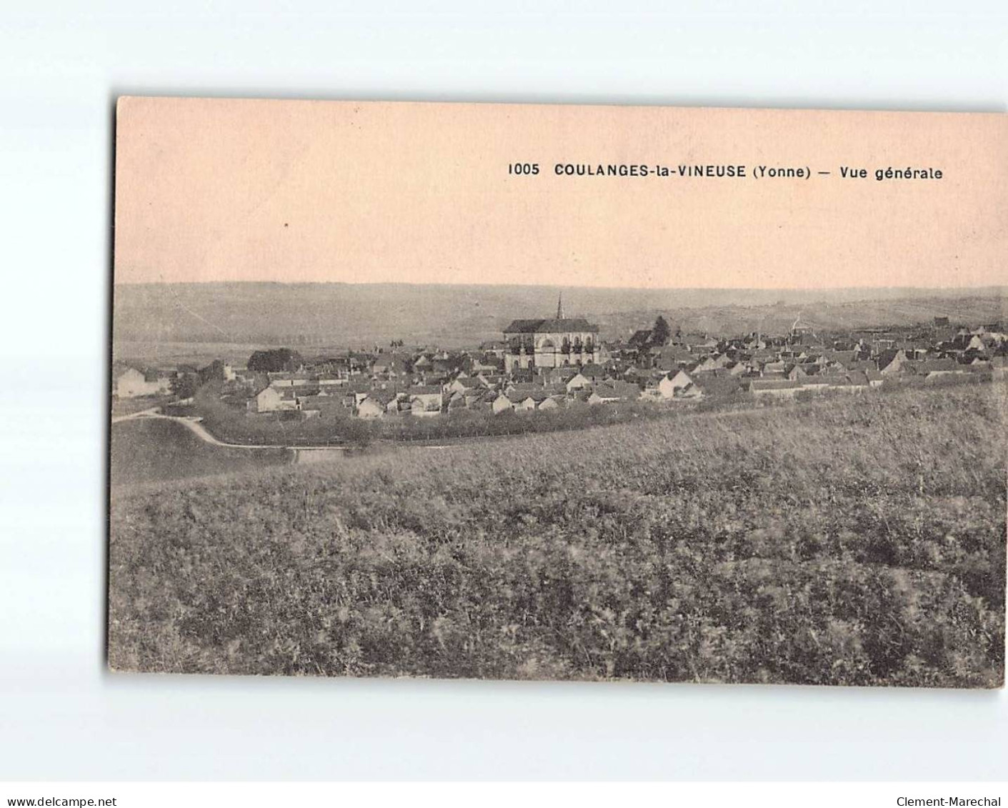 COULANGES LA VINEUSE : Vue Générale - Très Bon état - Coulanges La Vineuse