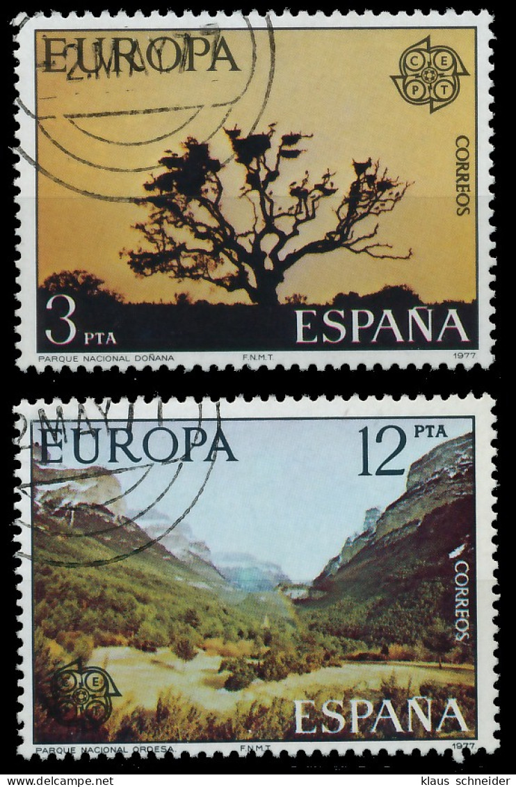 SPANIEN 1977 Nr 2299-2300 Gestempelt X55D30E - Gebruikt