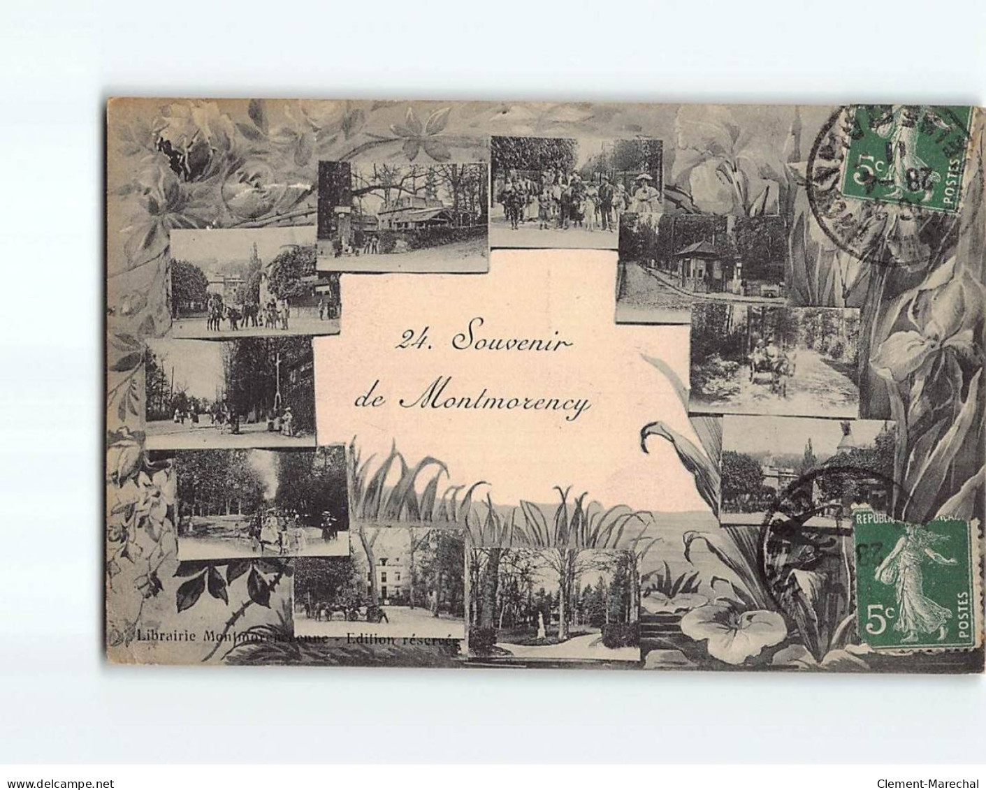 MONTMORENCY : Carte Souvenir - état - Montmorency