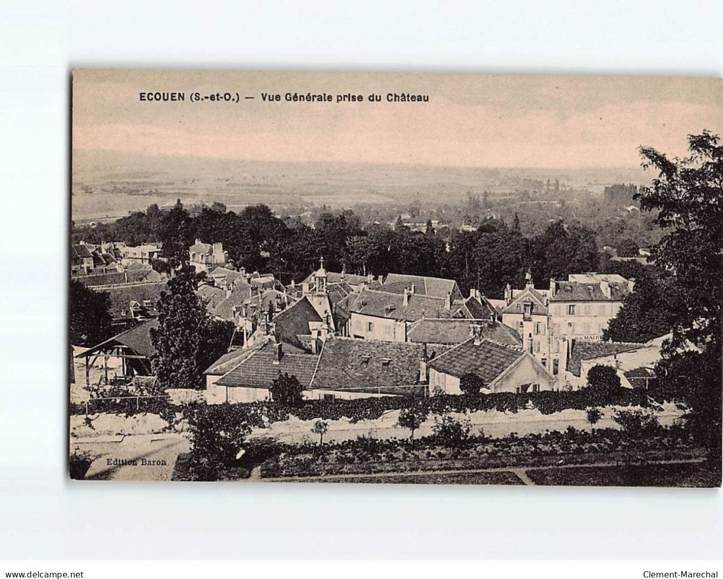 ECOUEN : Vue Générale Prise Du Château - Très Bon état - Ecouen