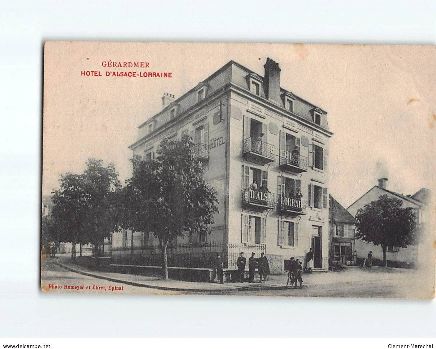 GERARDMER : Hôtel D'Alsace-Lorraine - état - Gerardmer