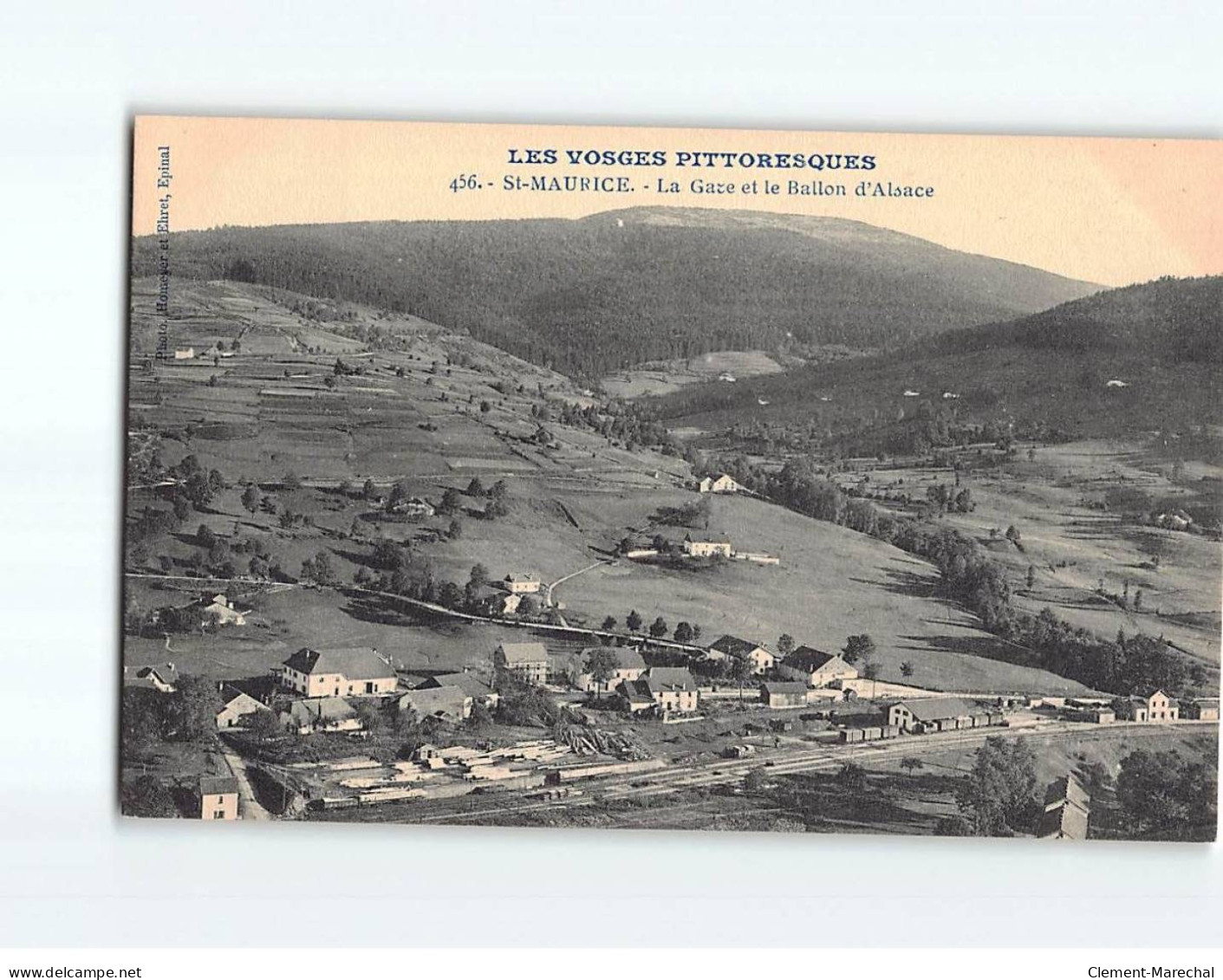 SAINT MAURICE SUR MOSELLE : La Gare Et Le Ballon D'Alsace - Très Bon état - Other & Unclassified