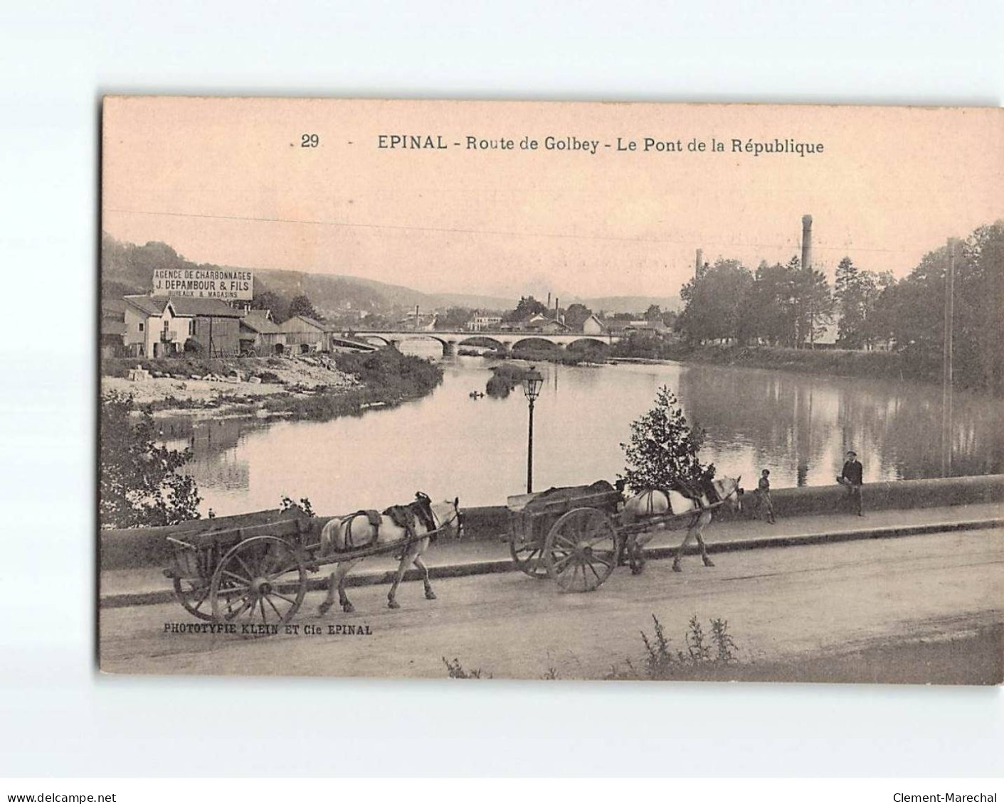 EPINAL : Route De Golbey, Le Pont De La République - Très Bon état - Epinal