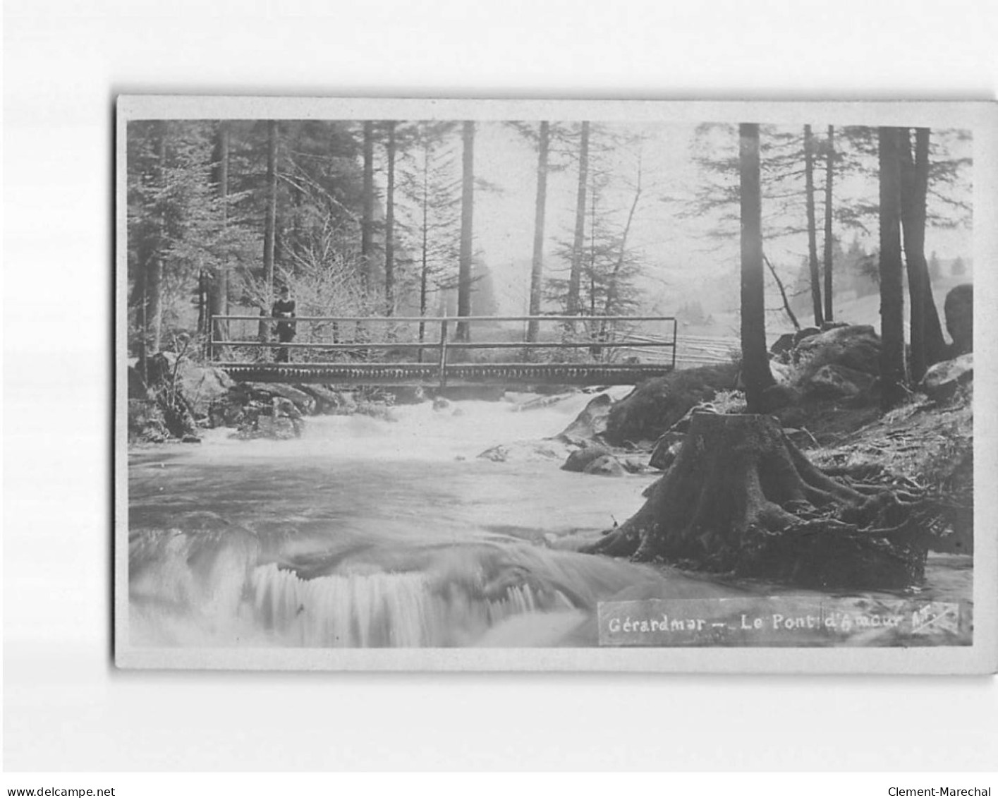 GERARDMER : Le Pont D'Amour - Très Bon état - Gerardmer