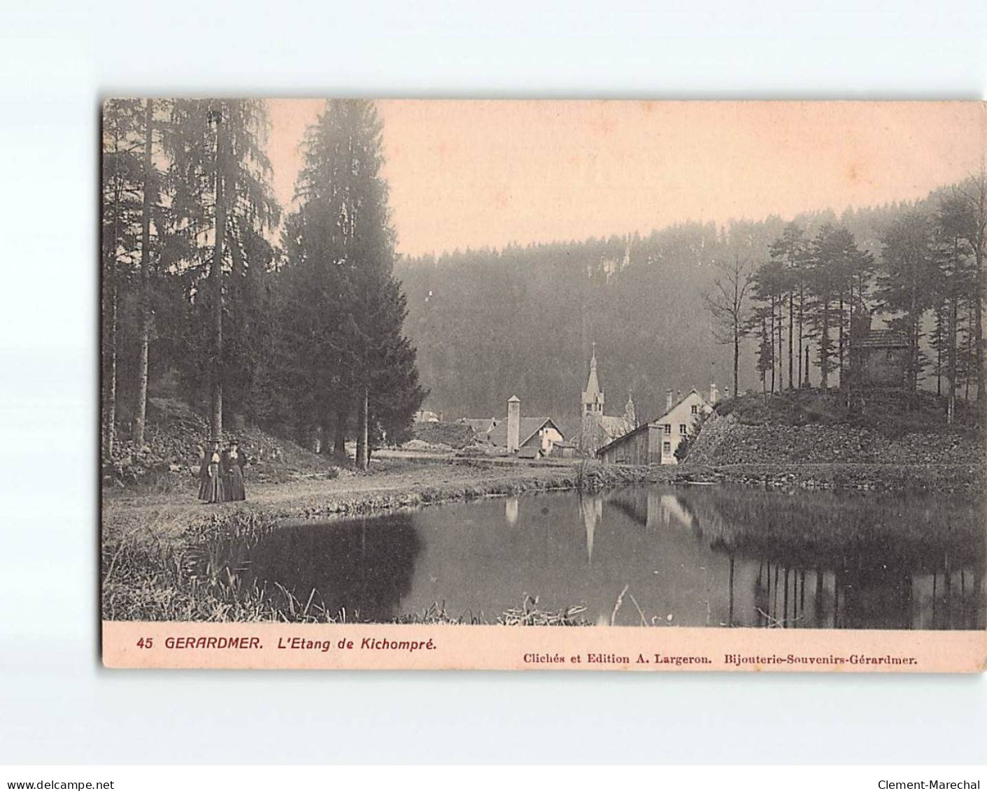 GERARDMER : L'Etang De Kichompré - Très Bon état - Gerardmer