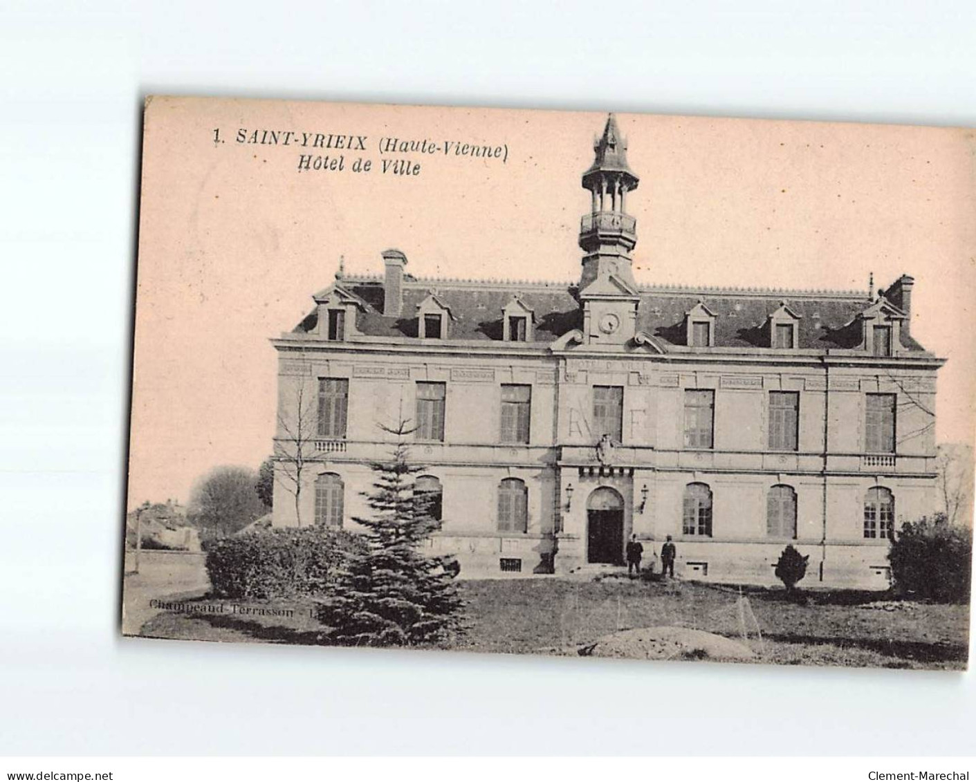 SAINT YRIEIX : Hôtel De Ville - état - Saint Yrieix La Perche