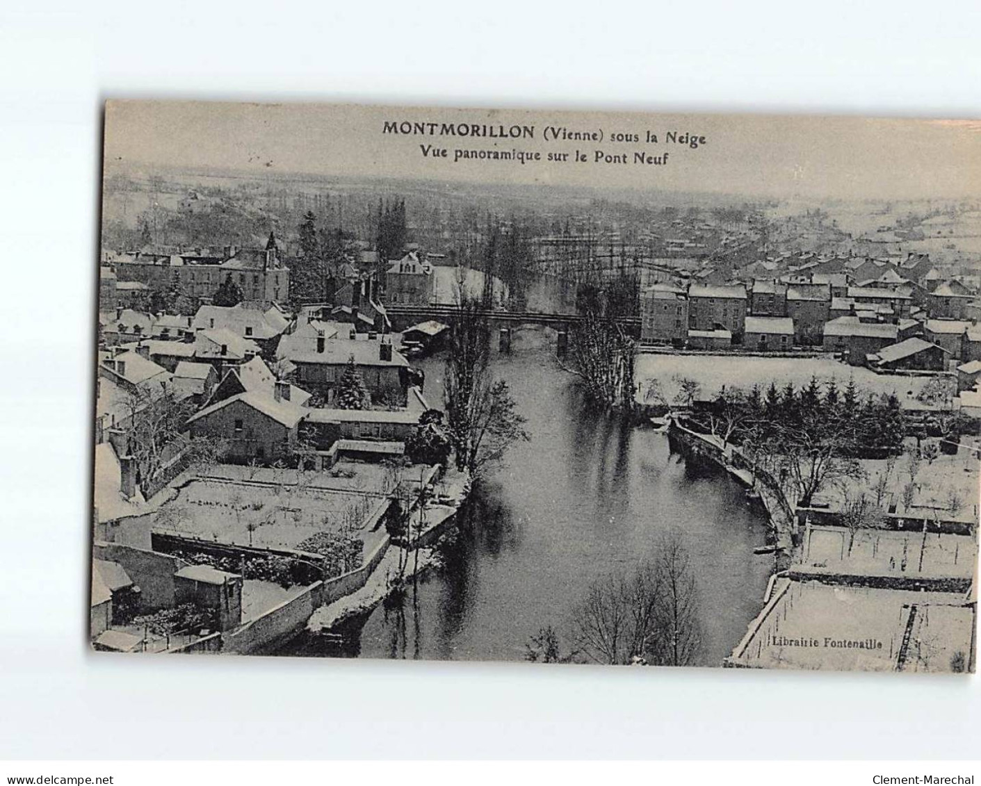 MONTMORILLON : Vue Panoramique Sur Le Pont Neuf - Très Bon état - Montmorillon