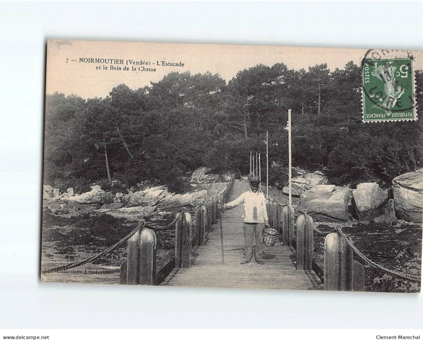 NOIRMOUTIER : L'Estacade Et Le Bois De La Chaise - état - Noirmoutier