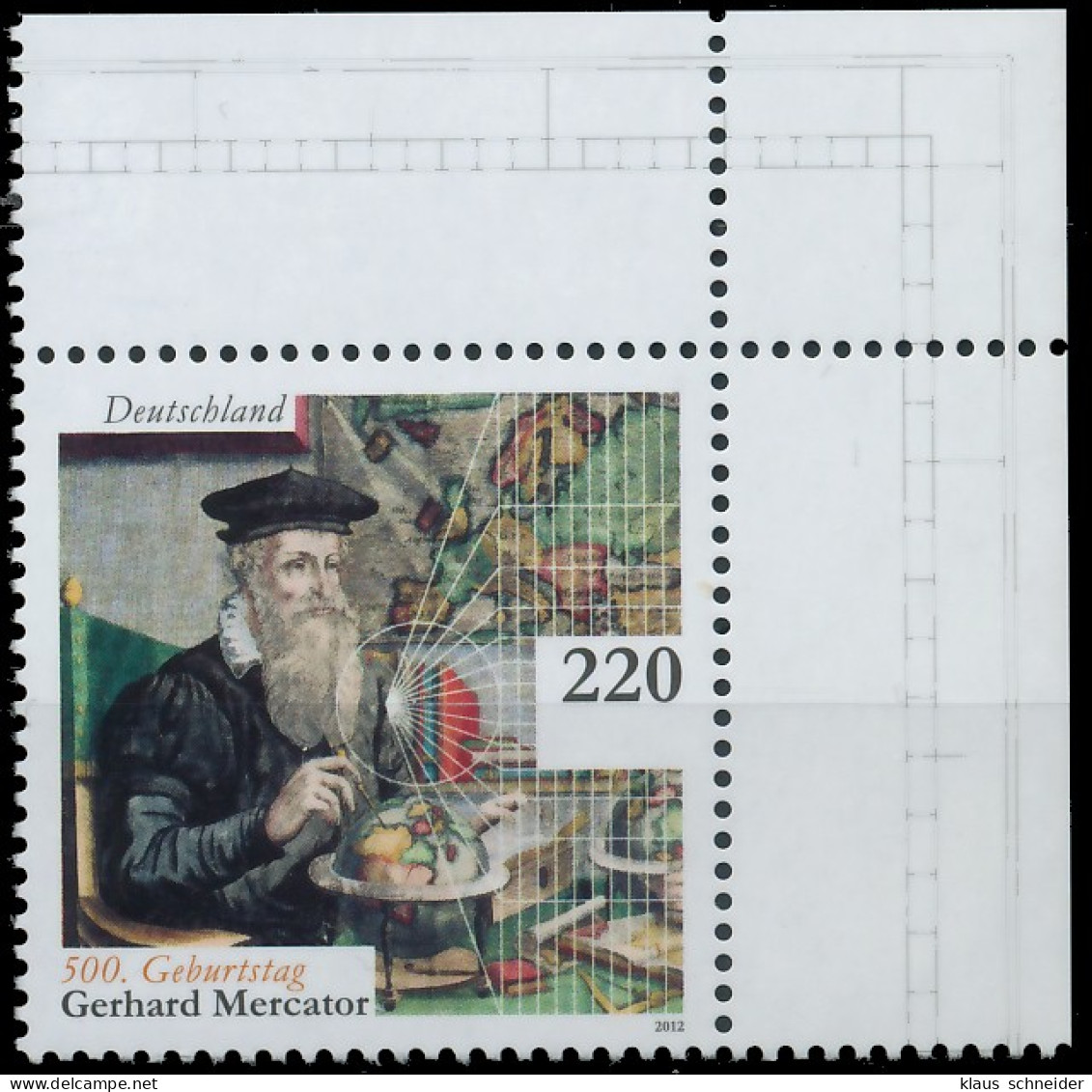 BRD BUND 2012 Nr 2918 Postfrisch ECKE-ORE X5604CE - Unused Stamps