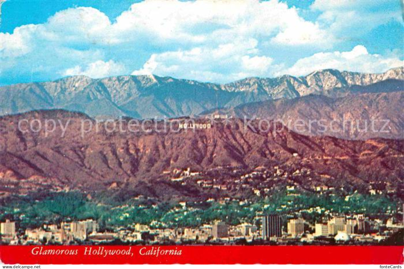 72662623 Hollywood California Panorama  Hollywood California - Andere & Zonder Classificatie