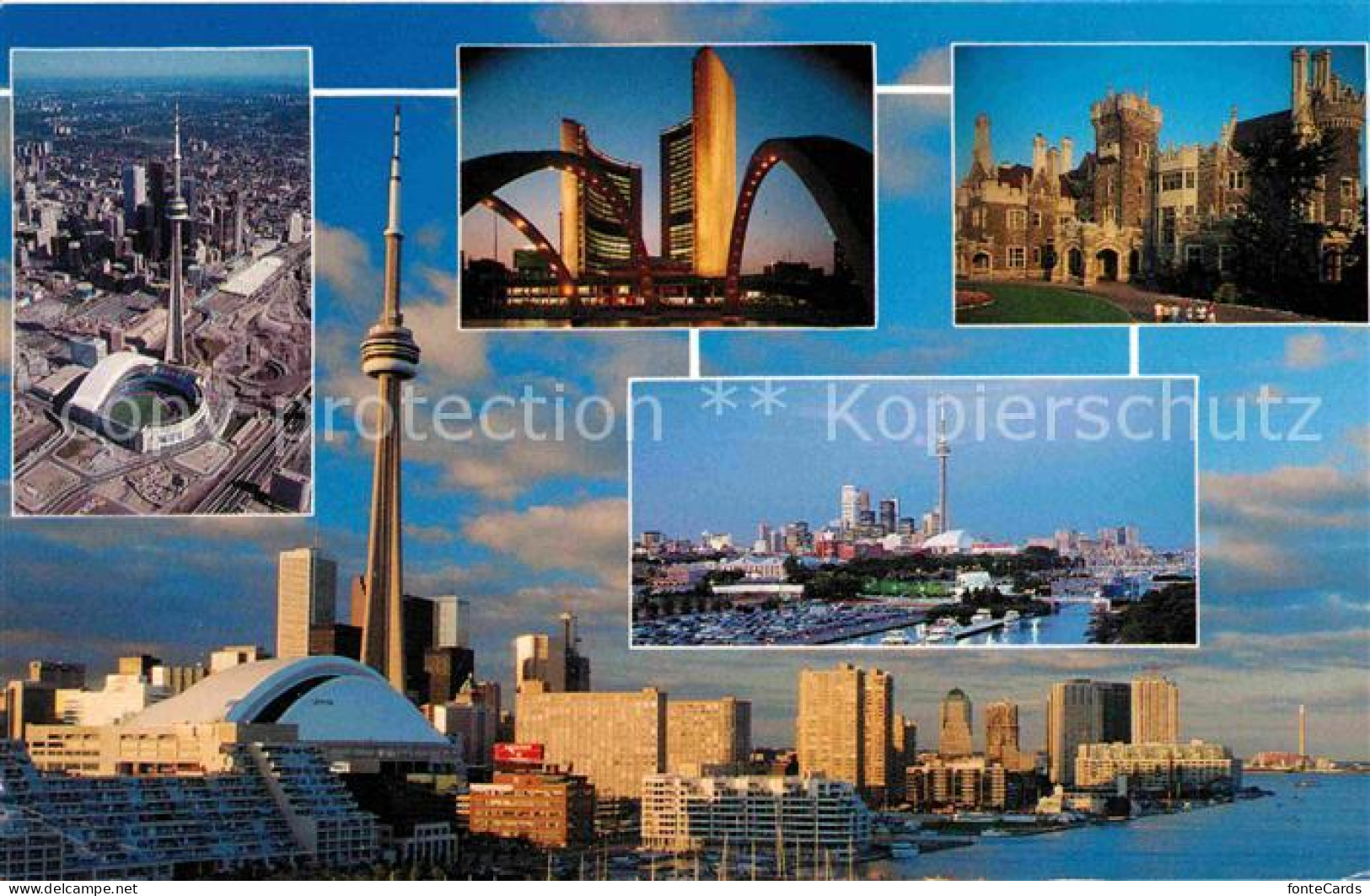 72662217 Toronto Canada Views Of The City Downtown CN Tower Rogers Centre  - Unclassified