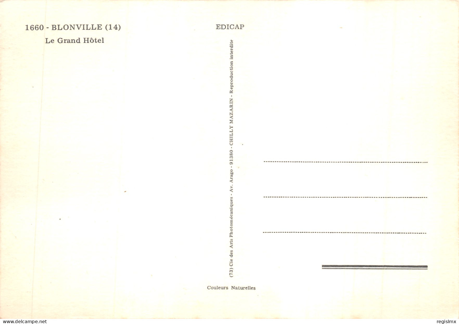 14-BLONVILLE SUR MER-N°T566-C/0123 - Sonstige & Ohne Zuordnung