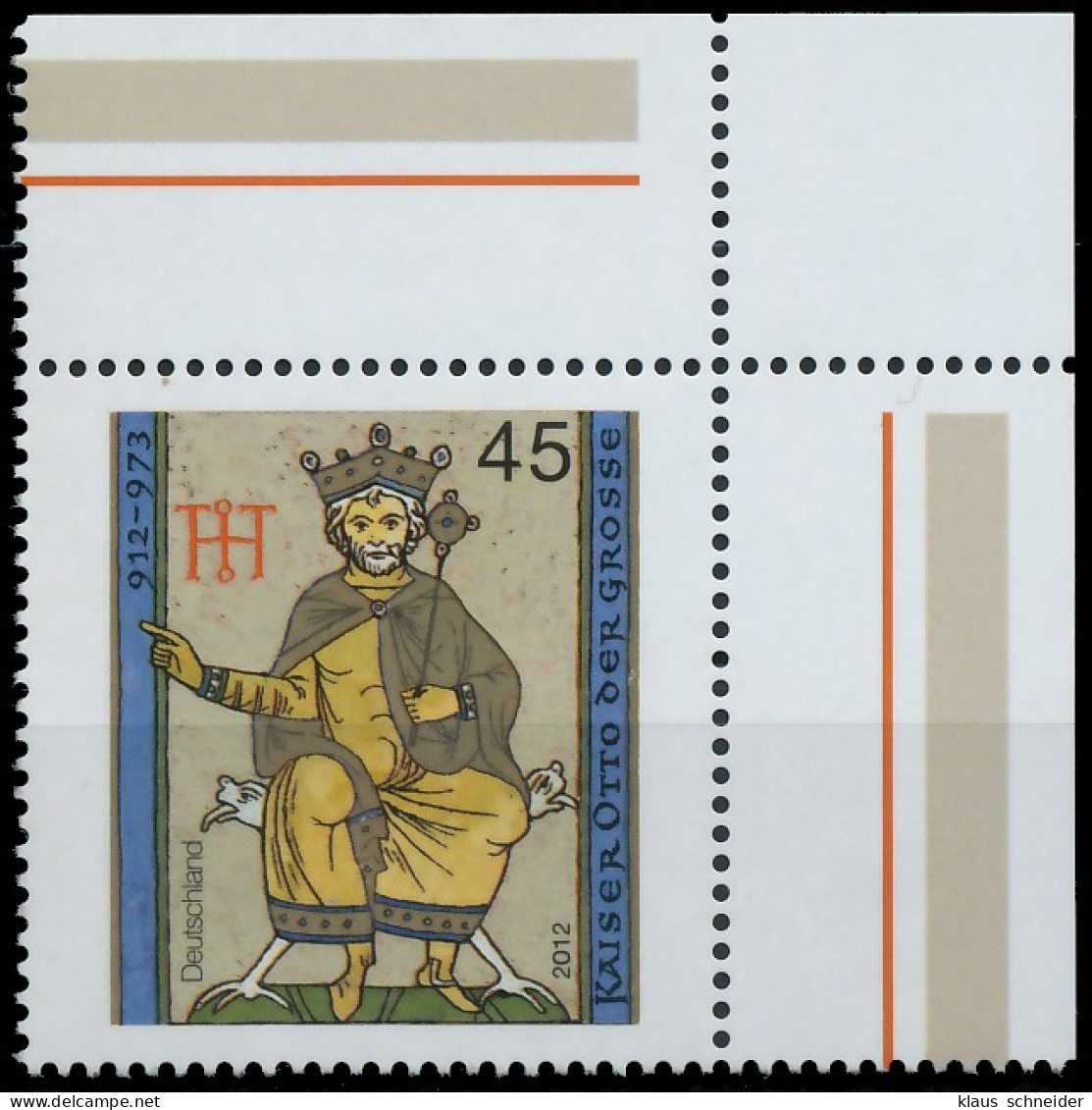 BRD BUND 2012 Nr 2949 Postfrisch ECKE-ORE X56071A - Unused Stamps