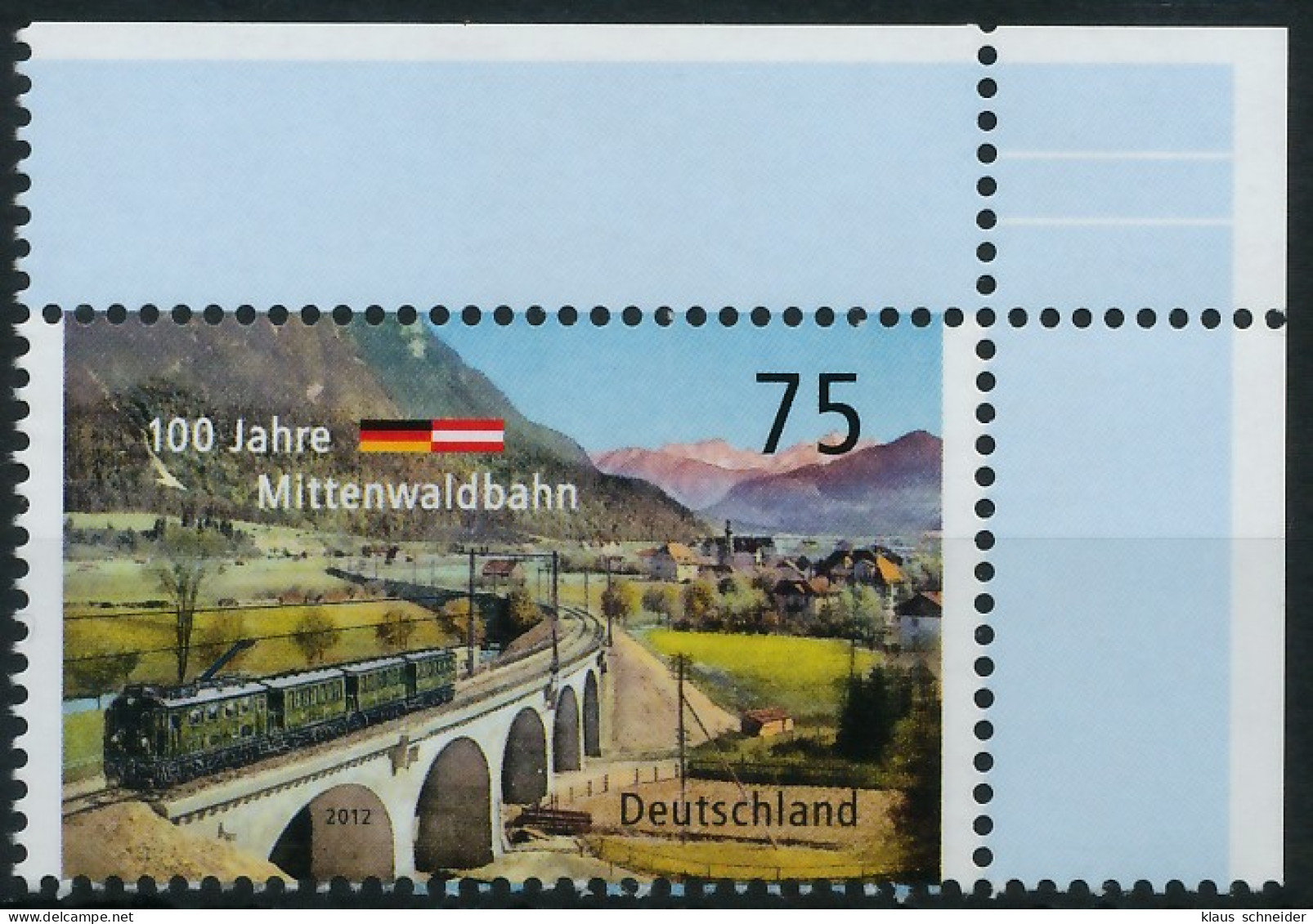 BRD BUND 2012 Nr 2951 Postfrisch ECKE-ORE X56076E - Unused Stamps