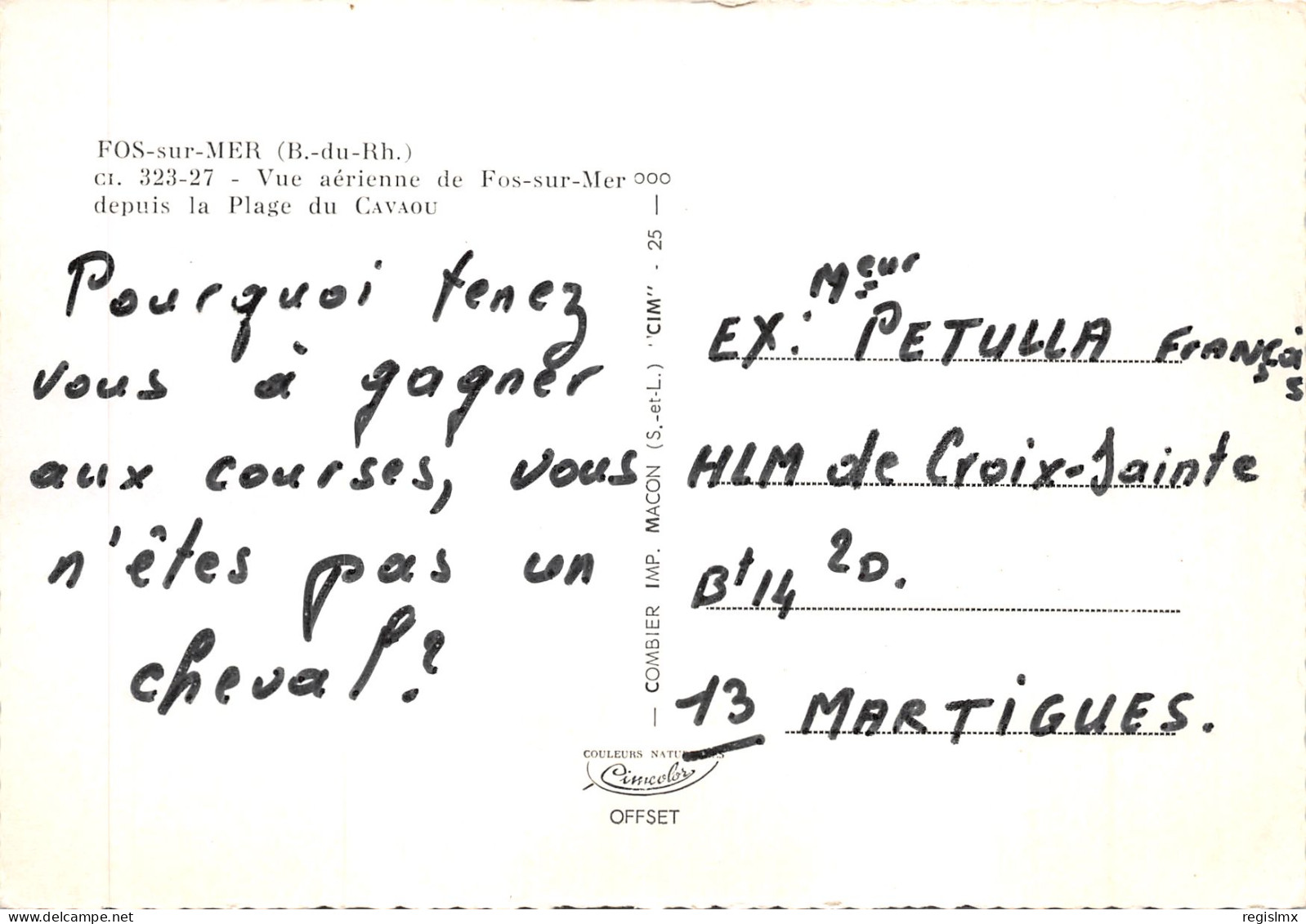 13-FOS SUR MER-N°T566-B/0059 - Other & Unclassified