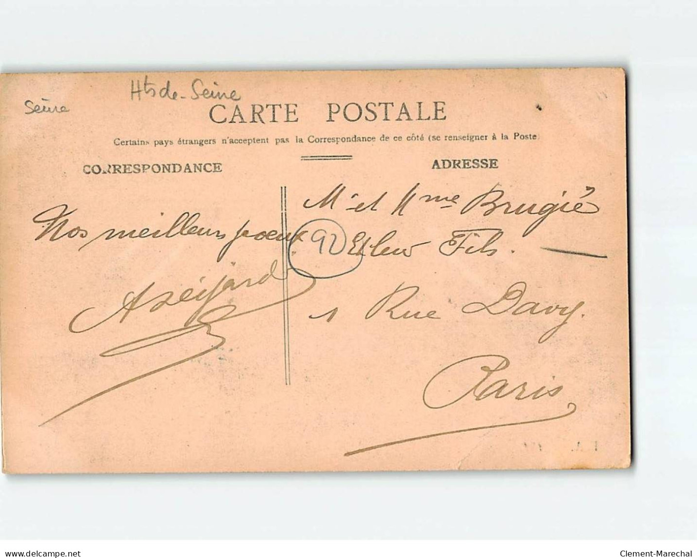 BOULOGNE BILLANCOURT : Carte Souvenir - état - Boulogne Billancourt