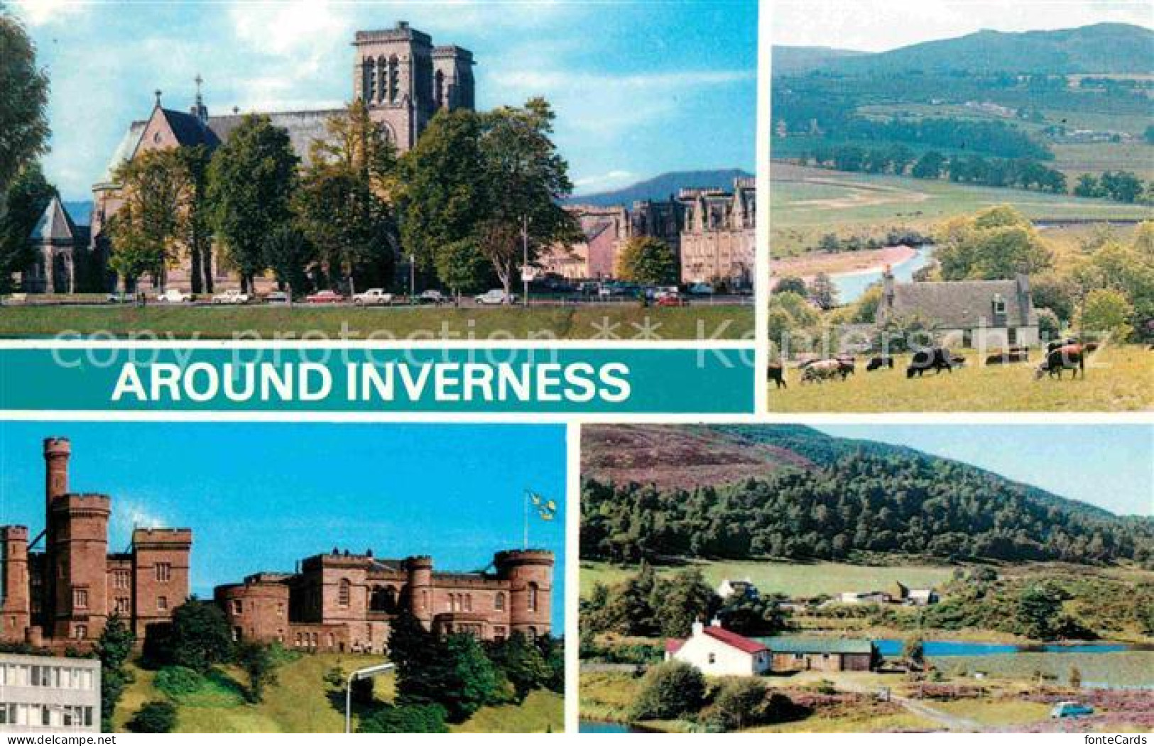 72662161 Inverness Highland Cathedral Castle Muir Of Ord Avie Lochan Inverness H - Autres & Non Classés