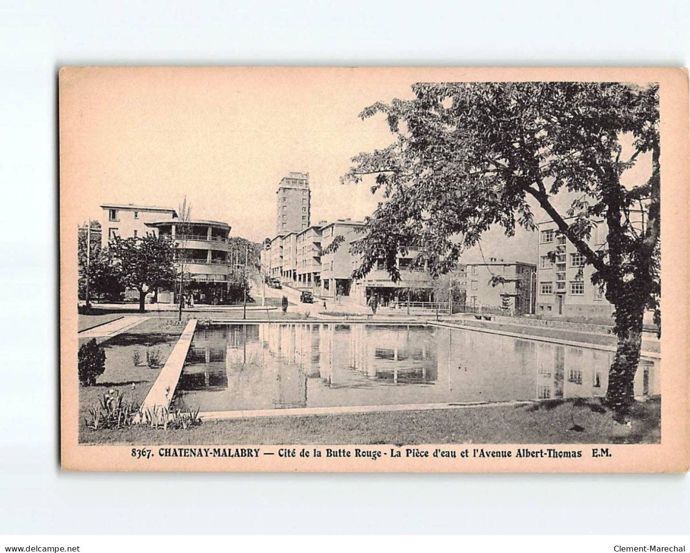 CHATENAY MALABRY : Cité De La Butte Rouge, La Pièce D'eau Et L'Avenue Albert-Thomas - Très Bon état - Chatenay Malabry