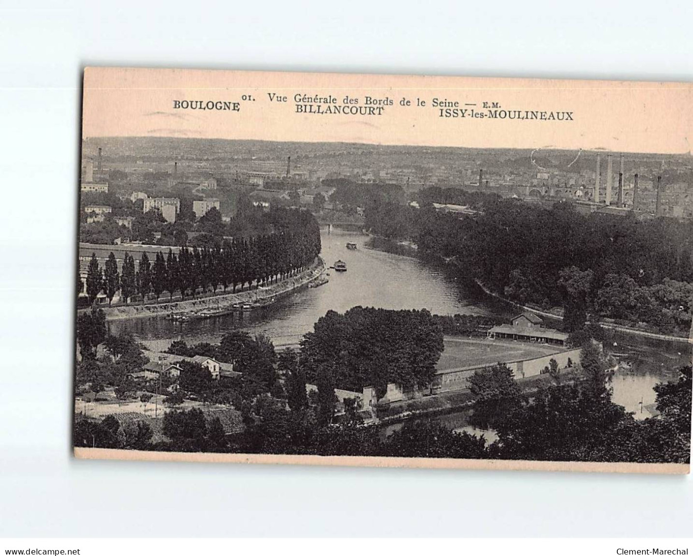 Vue Générale De BOULOGNE BILLANCOURT Et ISSY LES MOULINEAUX - Très Bon état - Other & Unclassified