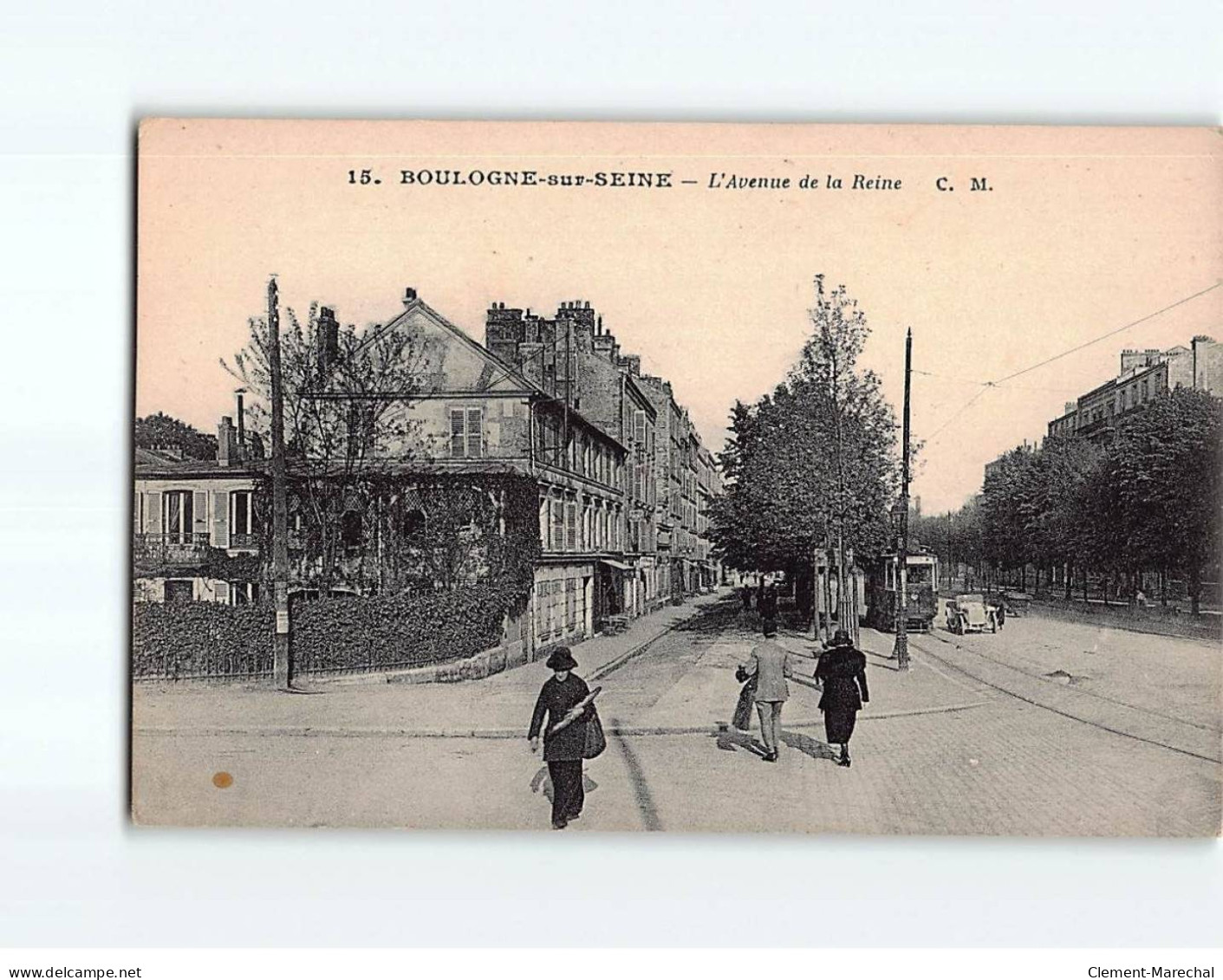 BOULOGNE SUR SEINE : L'avenue De La Reine - état - Boulogne Billancourt