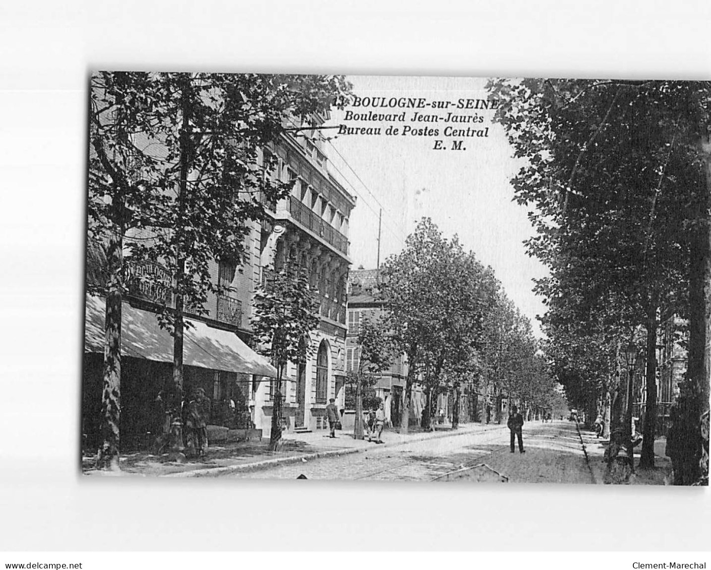 BOULOGNE SUR SEINE : Boulevard Jean-Jaurès, Bureau De Postes Central - Très Bon état - Boulogne Billancourt