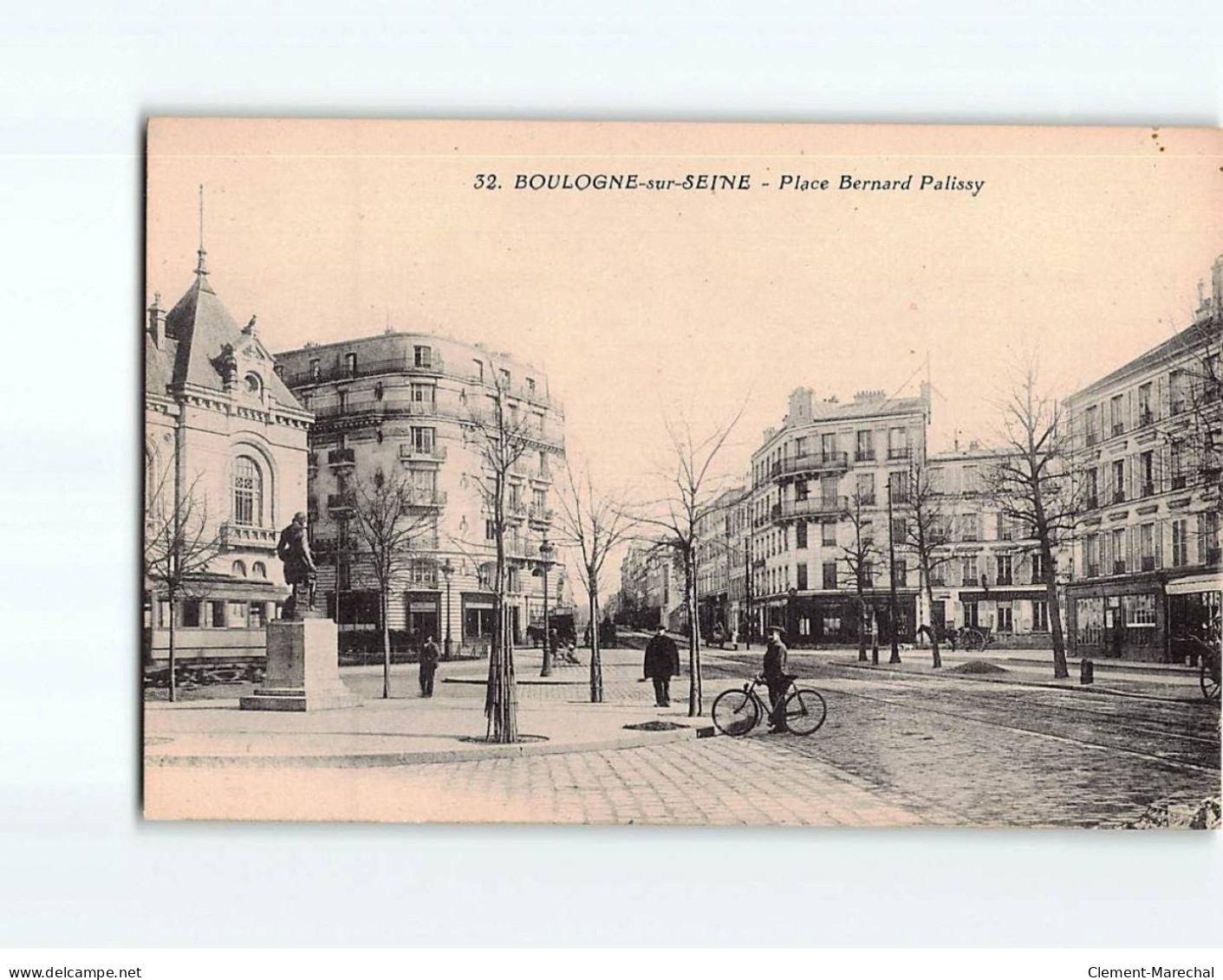 BOULOGNE SUR SEINE : Place Bernard Palissy - Très Bon état - Boulogne Billancourt