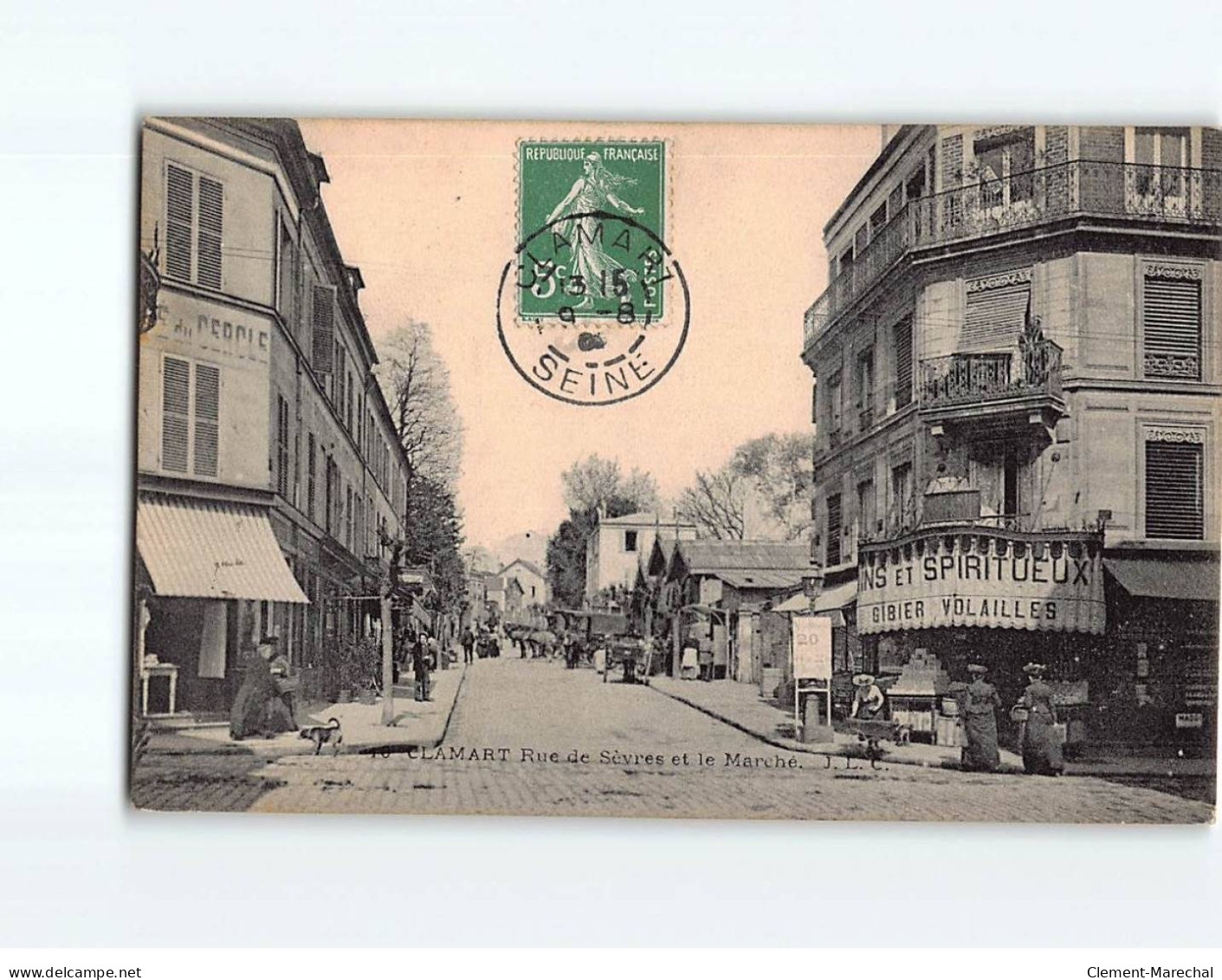 CLAMART : Rue De Sèvres Et Le Marché - Très Bon état - Clamart