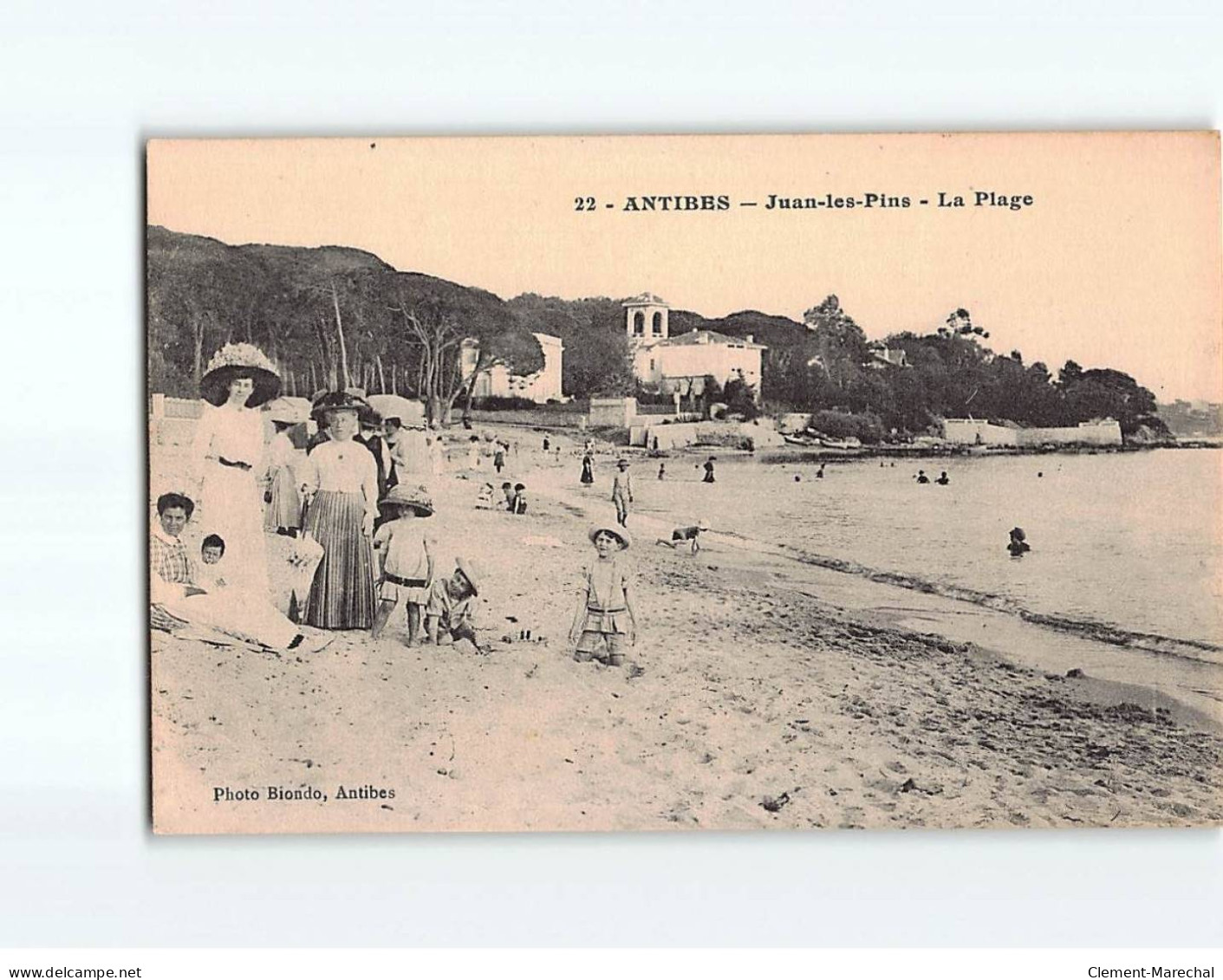 ANTIBES: Juan-les-Pins, La Plage - Très Bon état - Juan-les-Pins