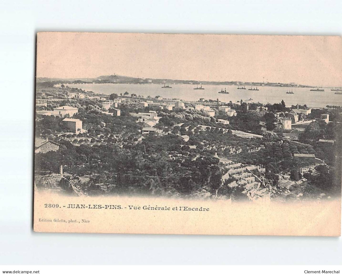 JUAN LES PINS: Vue Générale Et L'Escadre - Très Bon état - Juan-les-Pins