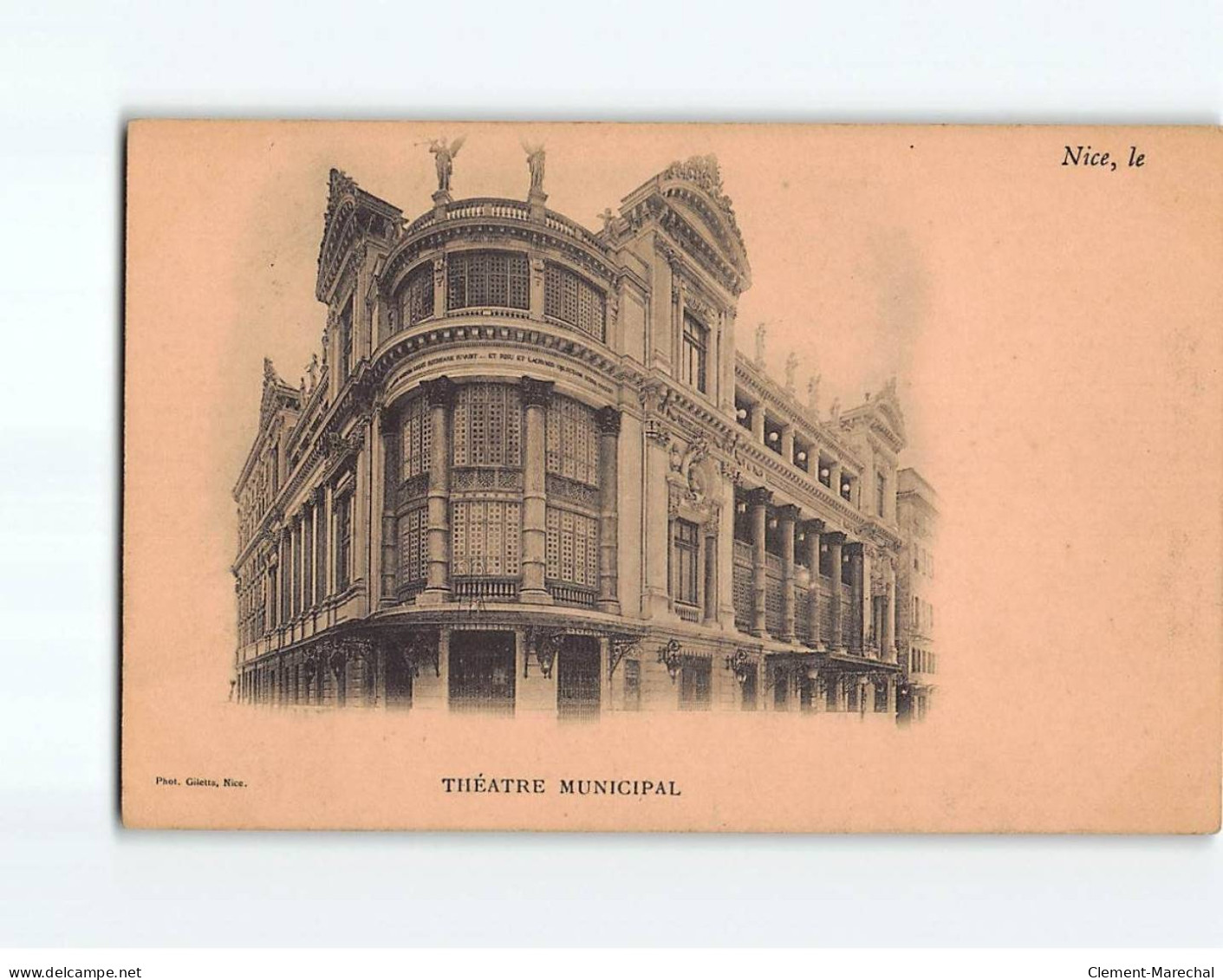 NICE: Théâtre Municipal - Très Bon état - Other & Unclassified