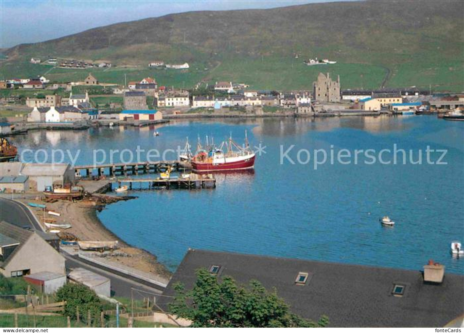 72661132 Scalloway From Westshore Scalloway - Autres & Non Classés