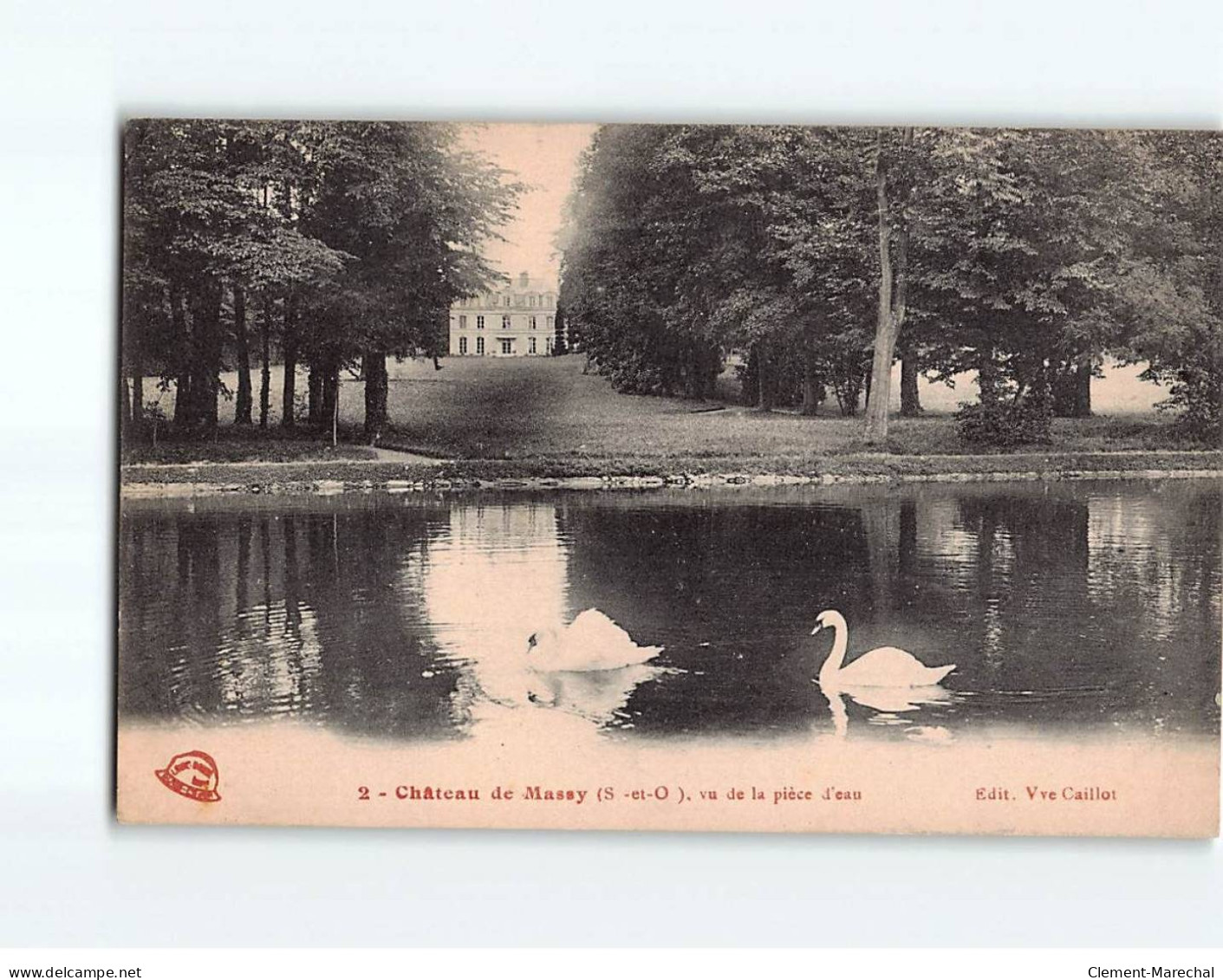 Château De MASSY Vu De La Pièce D'Eau - Très Bon état - Massy