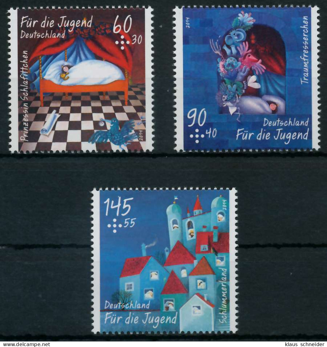 BRD BUND 2014 Nr 3096-3098 Postfrisch S17B6E2 - Unused Stamps