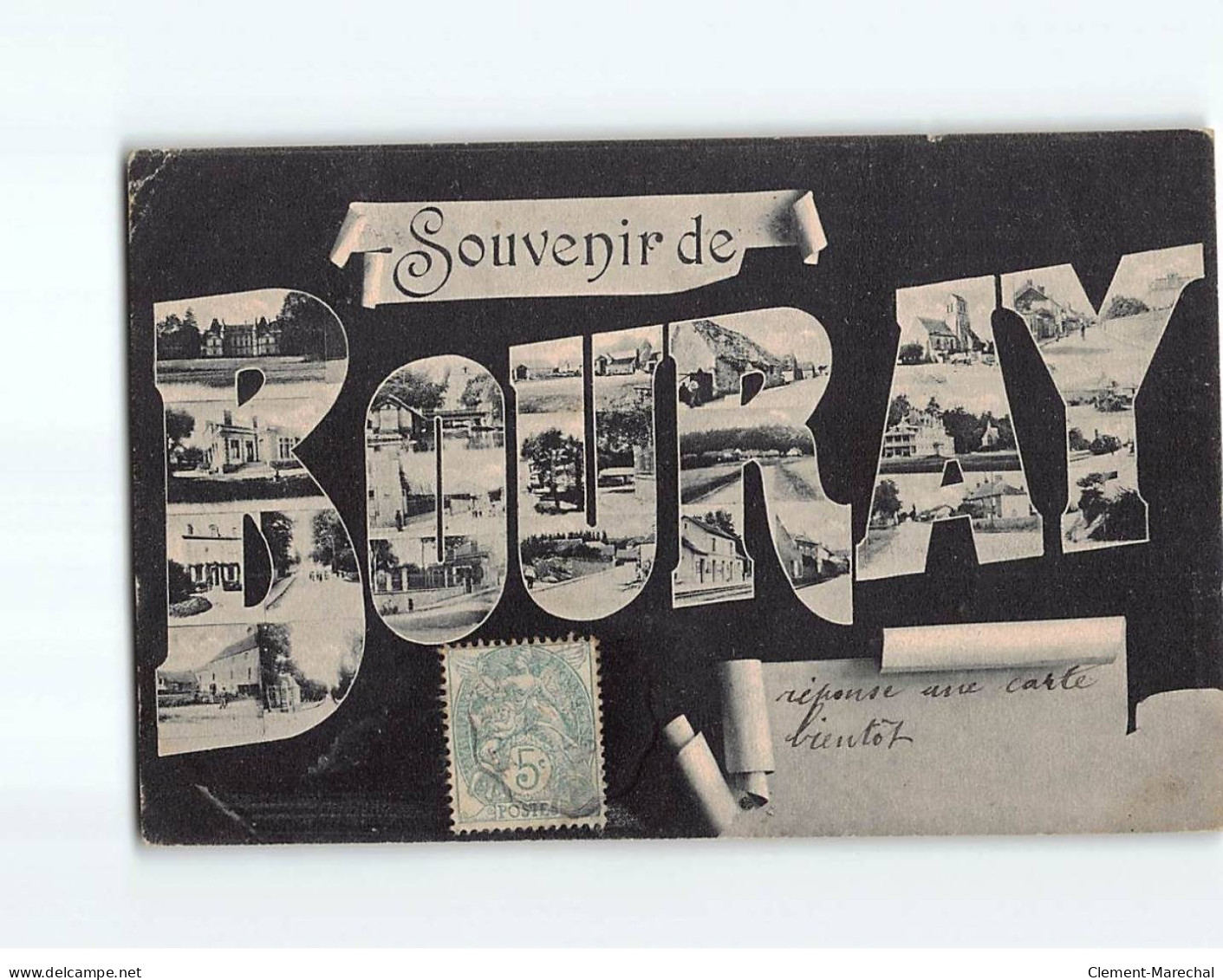 BOURAY : Carte Souvenir - état - Andere & Zonder Classificatie