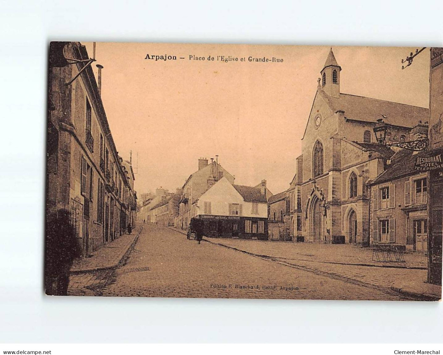 ARPAJON : Place De L'Eglise Et Grande Rue - Très Bon état - Arpajon