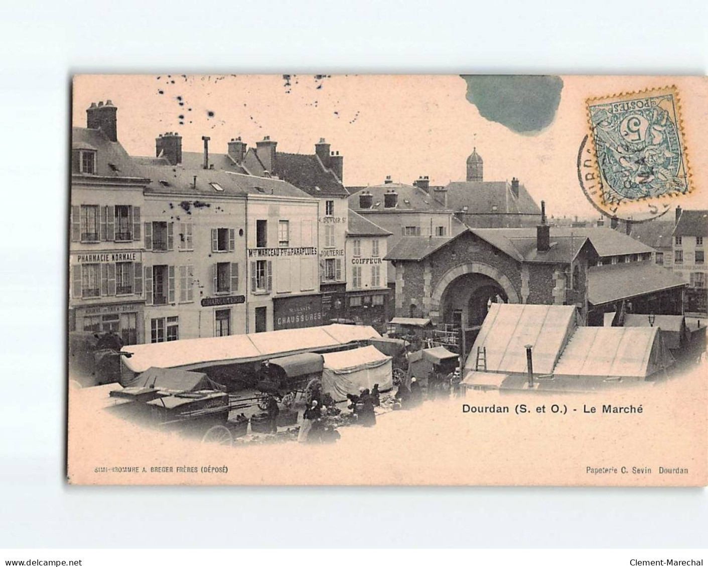 DOURDAN : Le Marché - Très Bon état - Dourdan