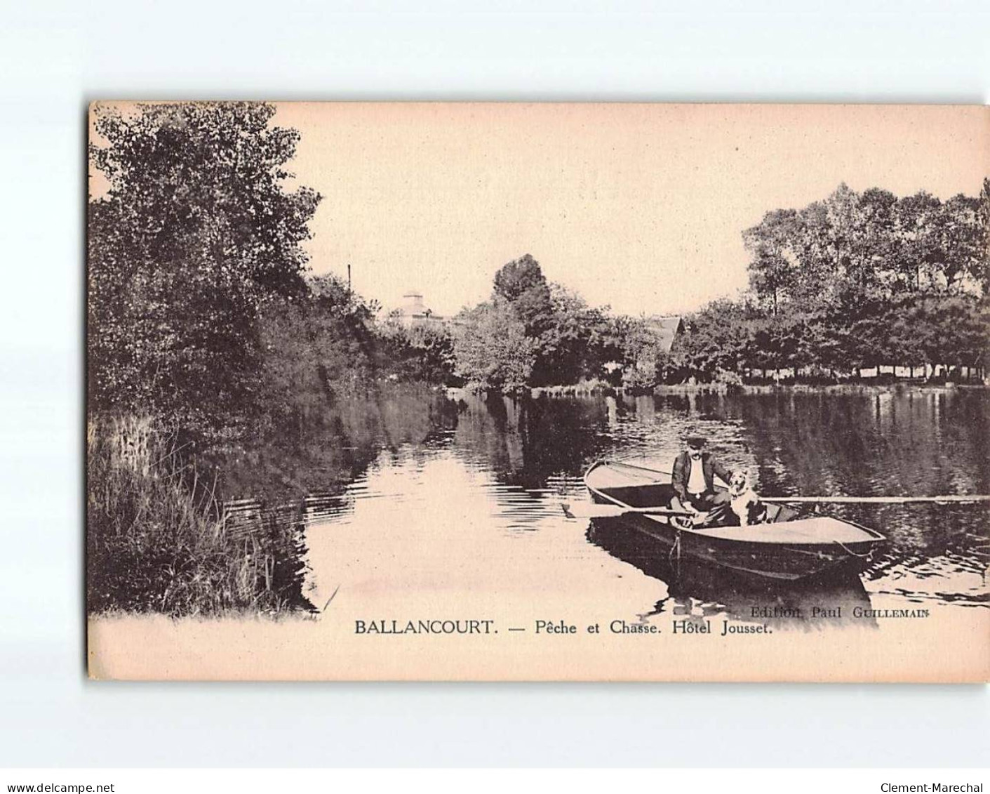 BALLANCOURT : Pêche Et Chasse, Hôtel Joussef - Très Bon état - Ballancourt Sur Essonne