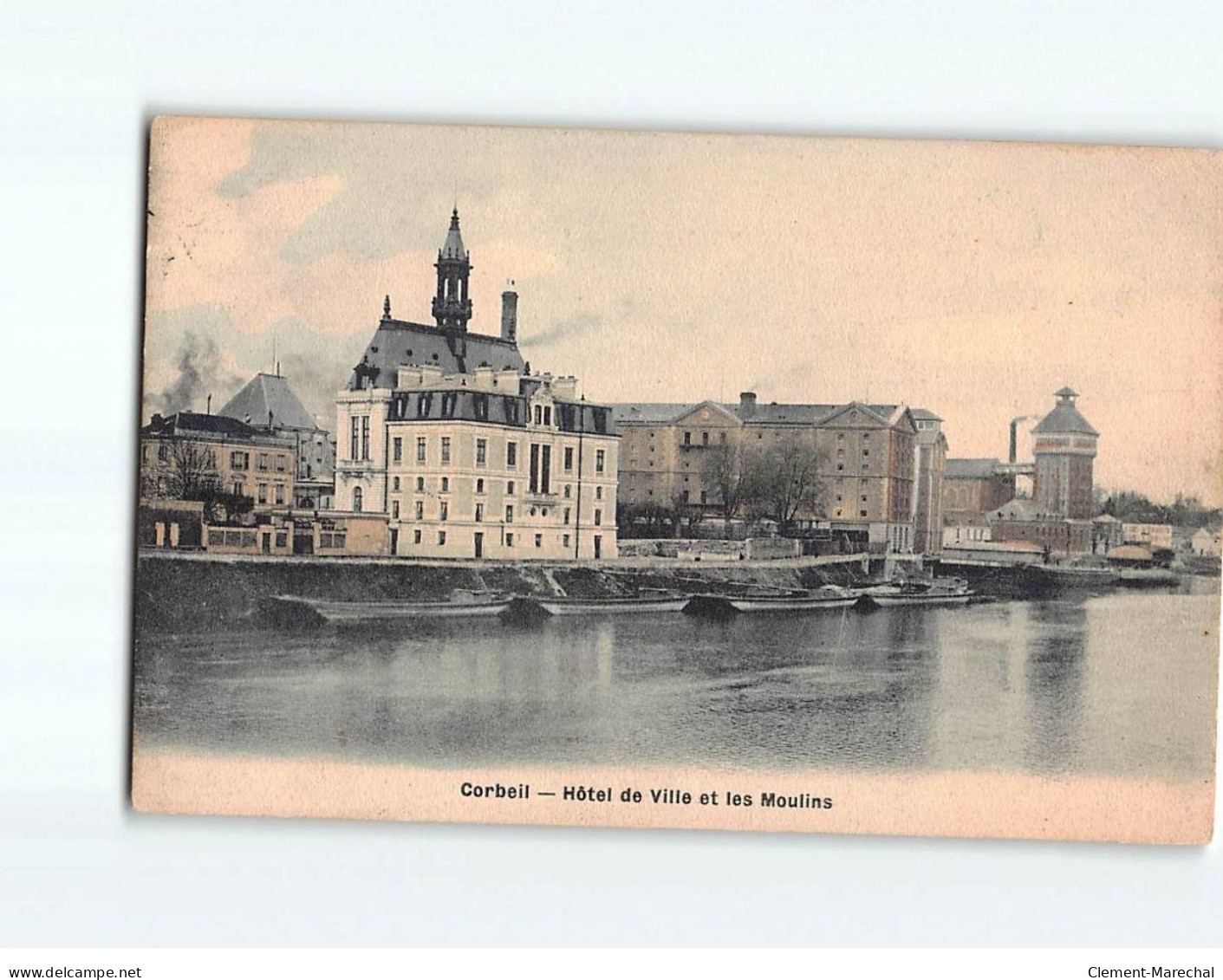 CORBEIL : Hôtel De Ville Et Les Moulins - Très Bon état - Corbeil Essonnes