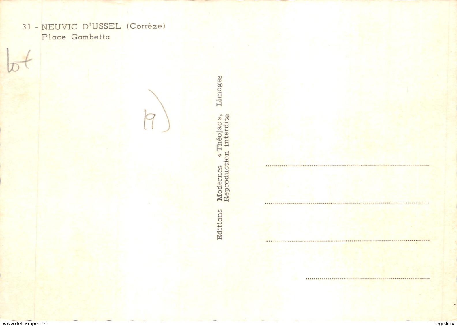 19-NEUVIC D USSEL-N°T567-B/0129 - Other & Unclassified
