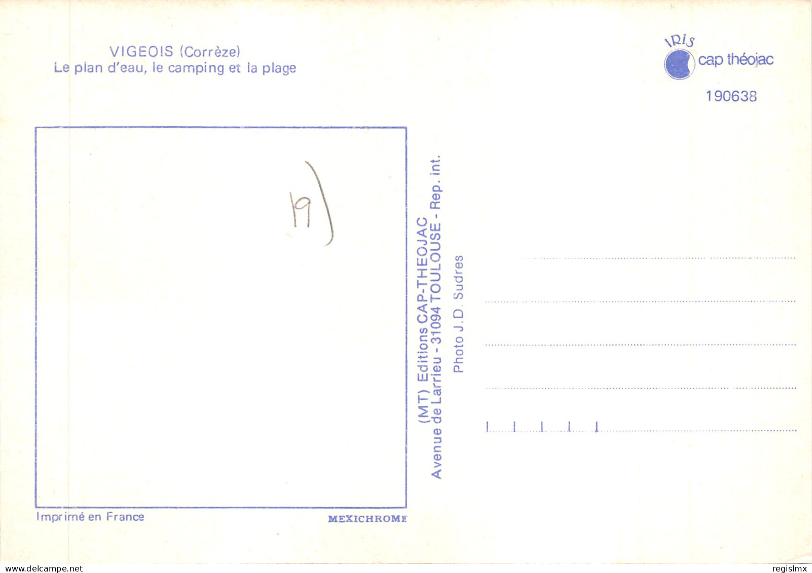 19-VIGEOIS-N°T567-B/0085 - Sonstige & Ohne Zuordnung