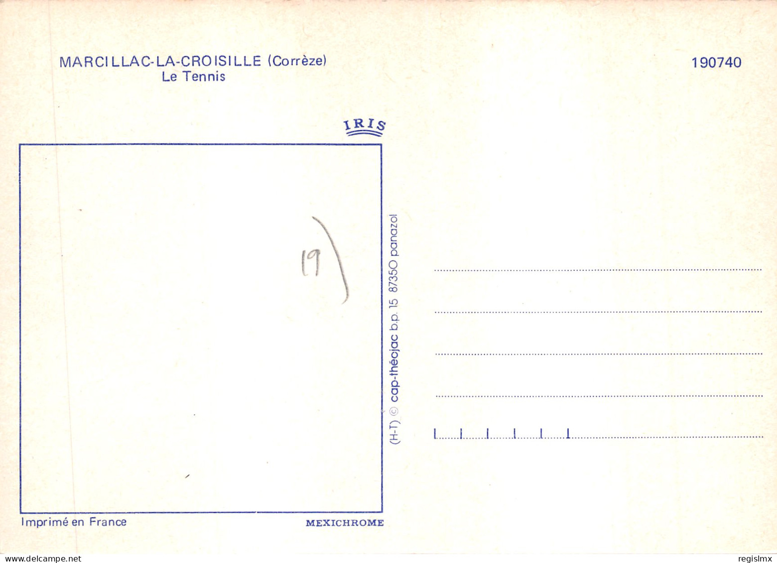 19-MARCILLAC LA CROISILLE-N°T567-B/0017 - Autres & Non Classés